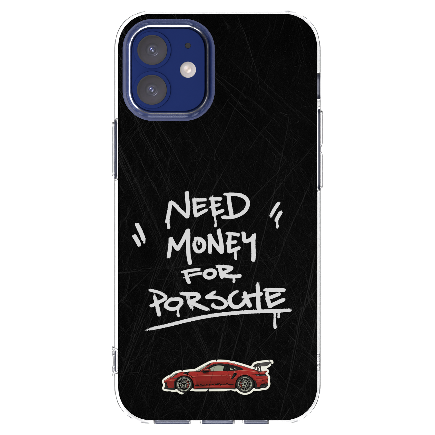 Picasee silikonowe przeźroczyste etui na Apple iPhone 12 mini - Dark Racer
