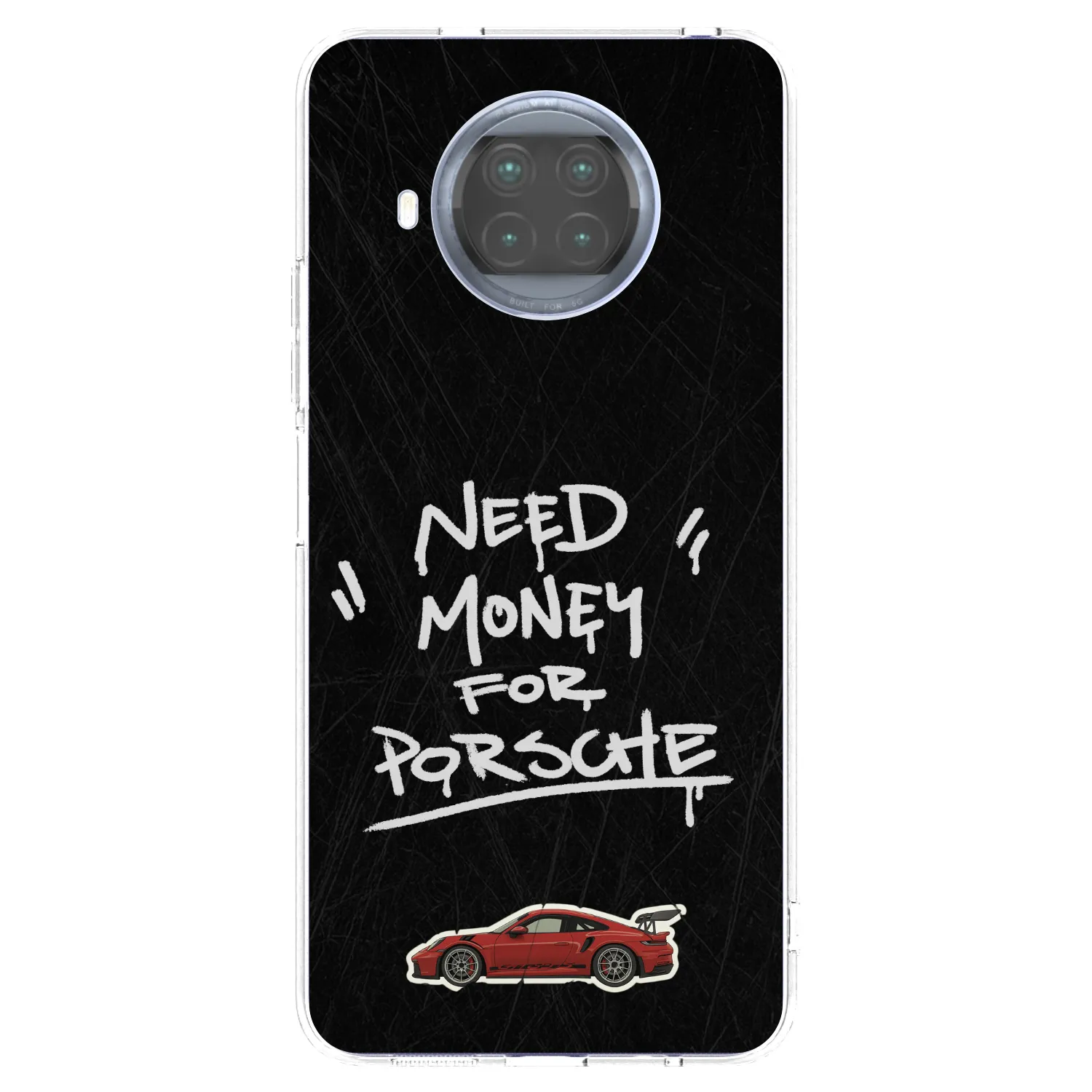 Picasee silikonowe przeźroczyste etui na Xiaomi Mi 10T Lite - Dark Racer