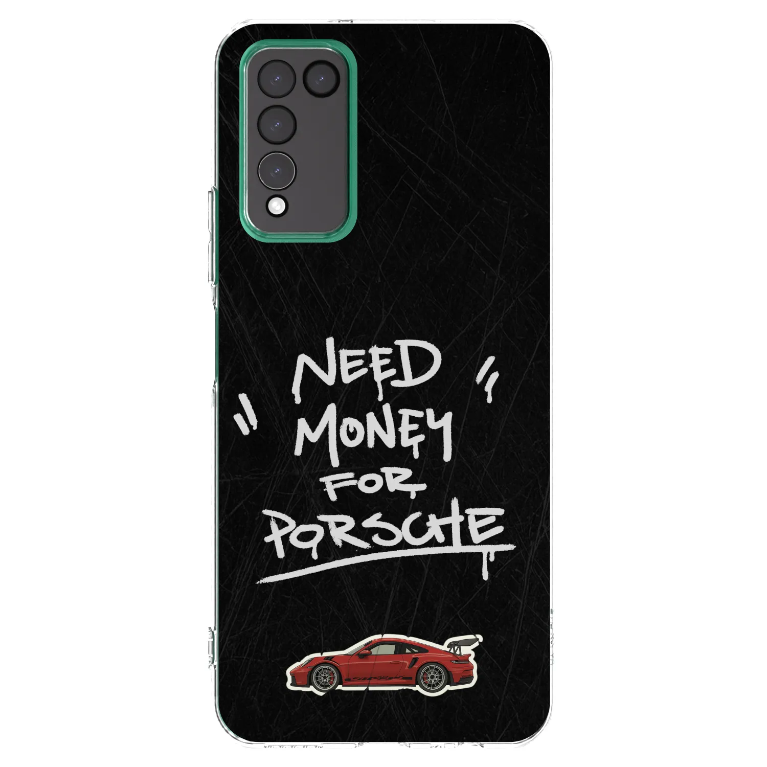 Picasee silikonowe przeźroczyste etui na Honor 10X Lite - Dark Racer