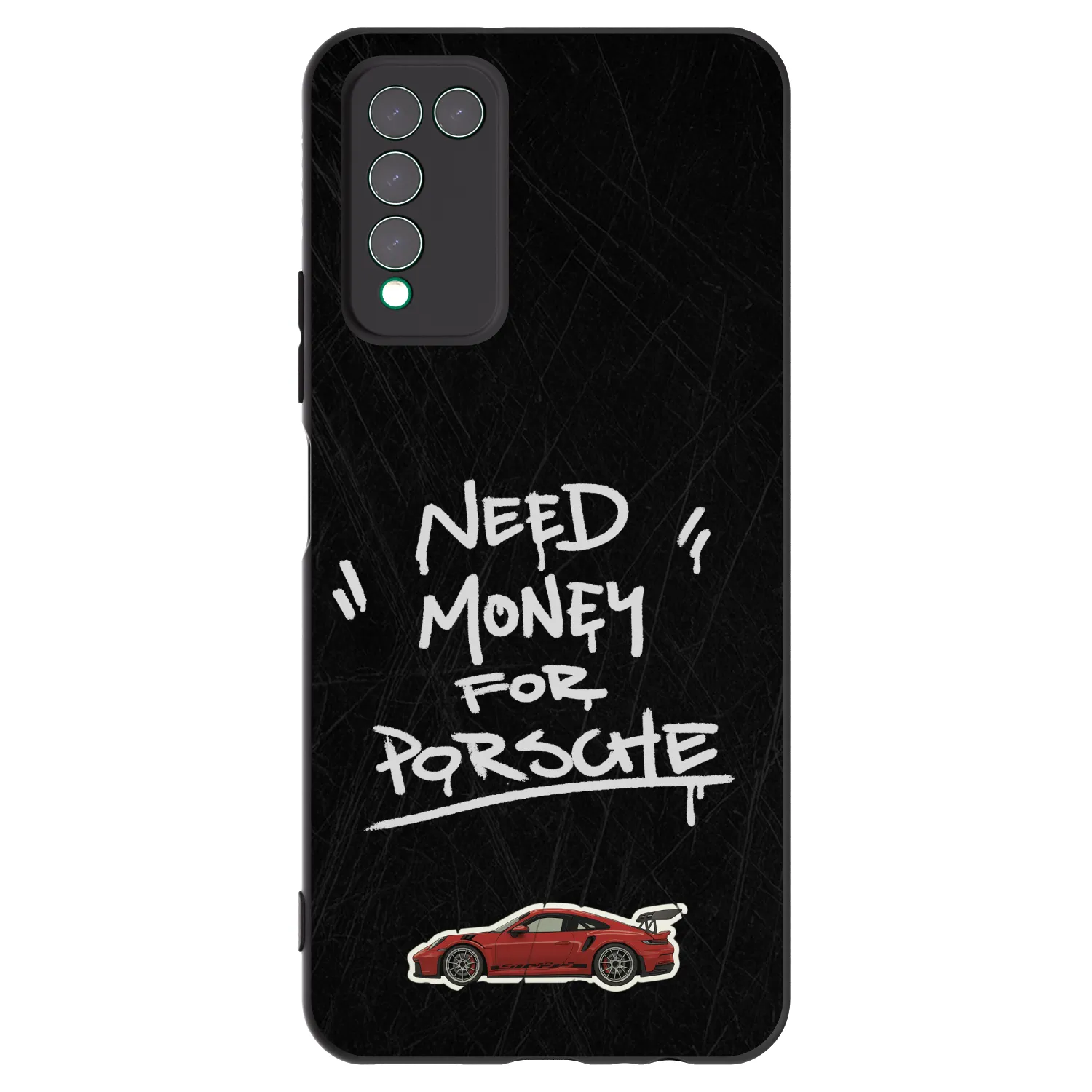 Picasee silikonowe czarne etui na Honor 10X Lite - Dark Racer