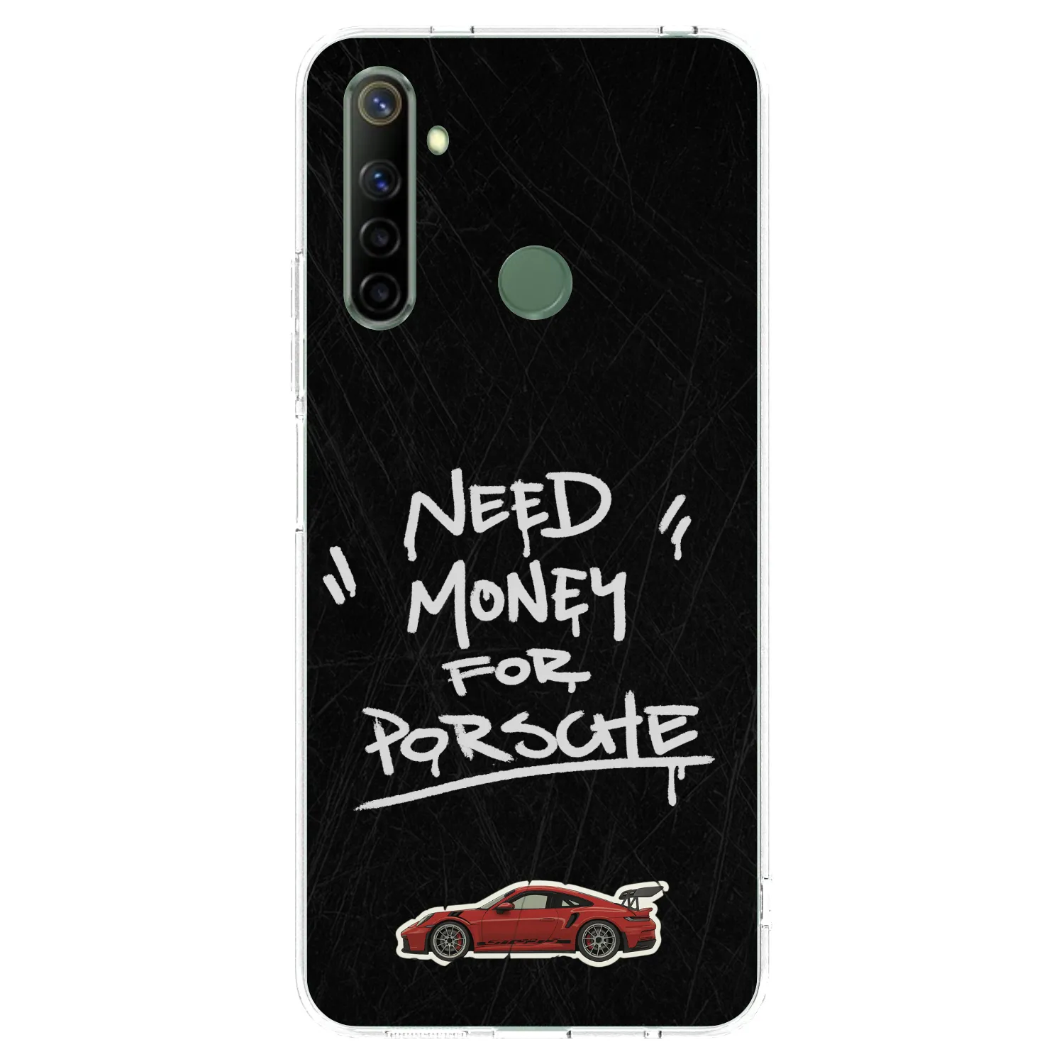 Picasee silikonowe przeźroczyste etui na Realme 6i - Dark Racer