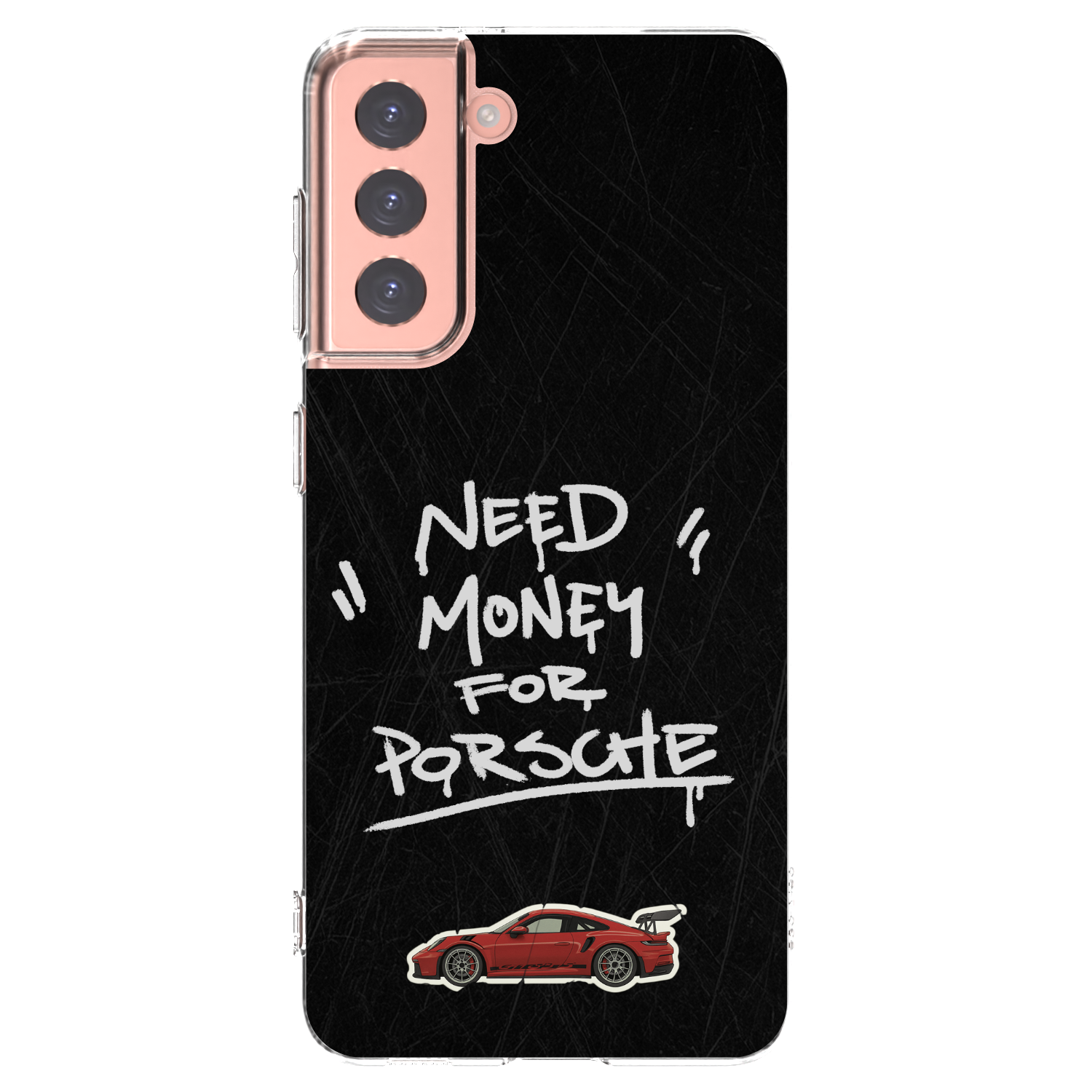 Picasee silikonowe przeźroczyste etui na Samsung Galaxy S21 5G G991B - Dark Racer