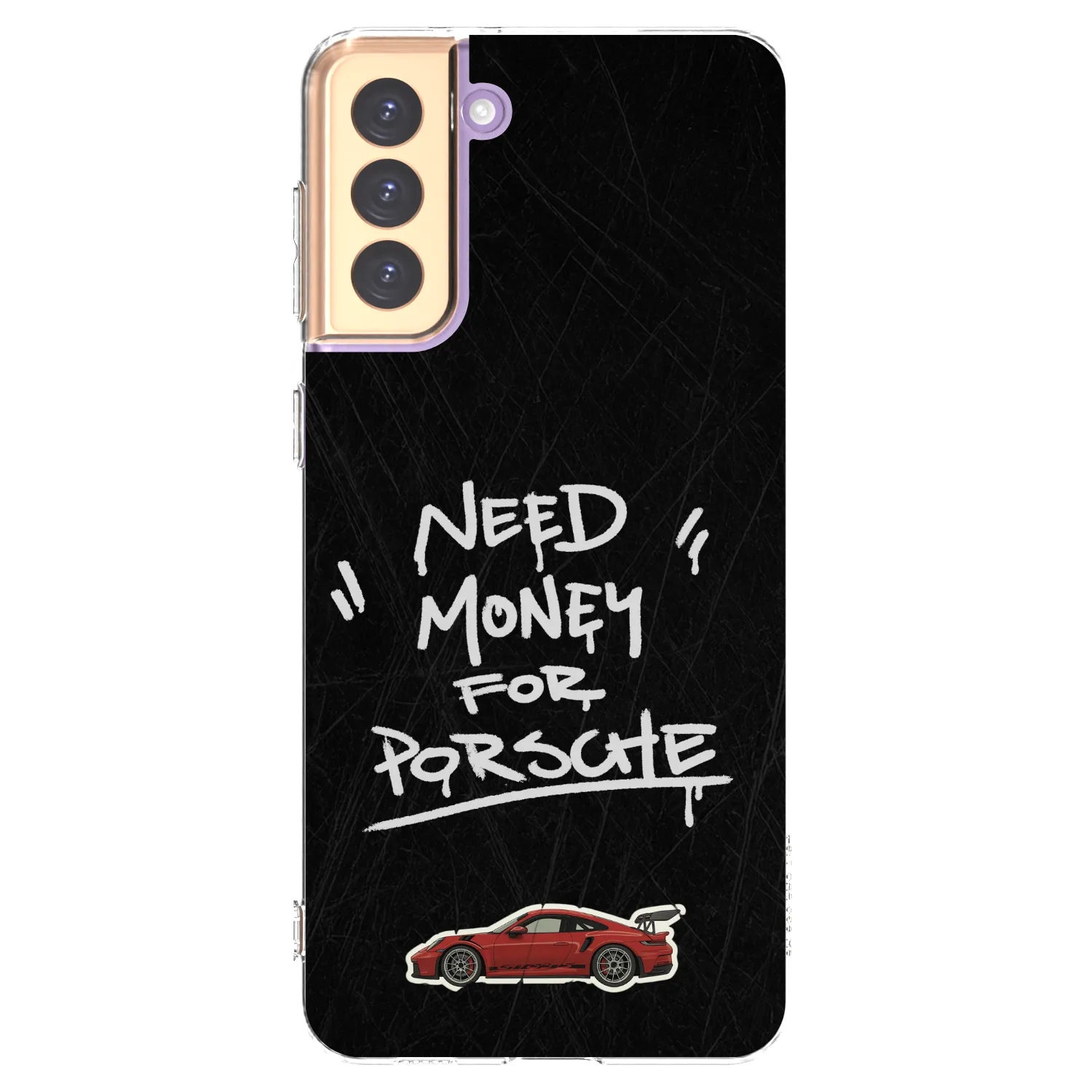 Picasee silikonowe przeźroczyste etui na Samsung Galaxy S21+ 5G G996F - Dark Racer