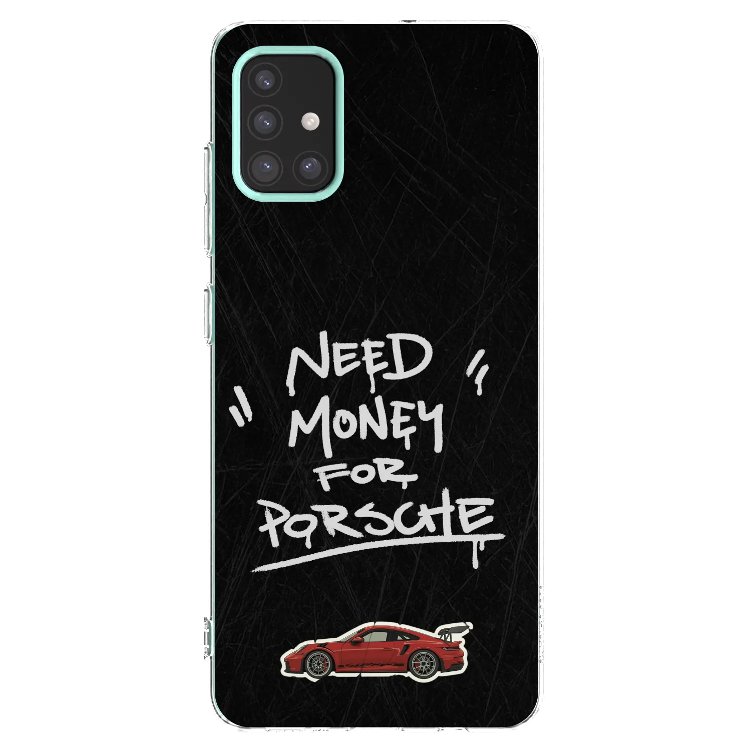Picasee silikonowe przeźroczyste etui na Samsung Galaxy M31s - Dark Racer