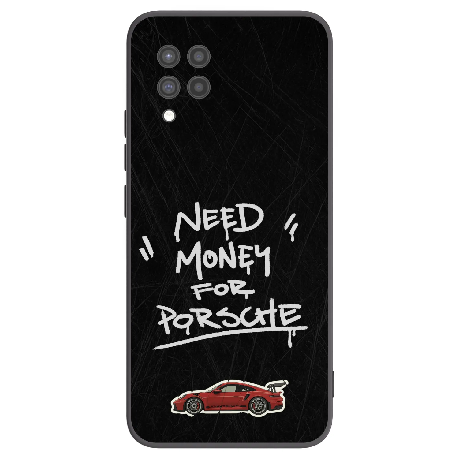 Picasee silikonowe czarne etui na Samsung Galaxy A42 A426B - Dark Racer