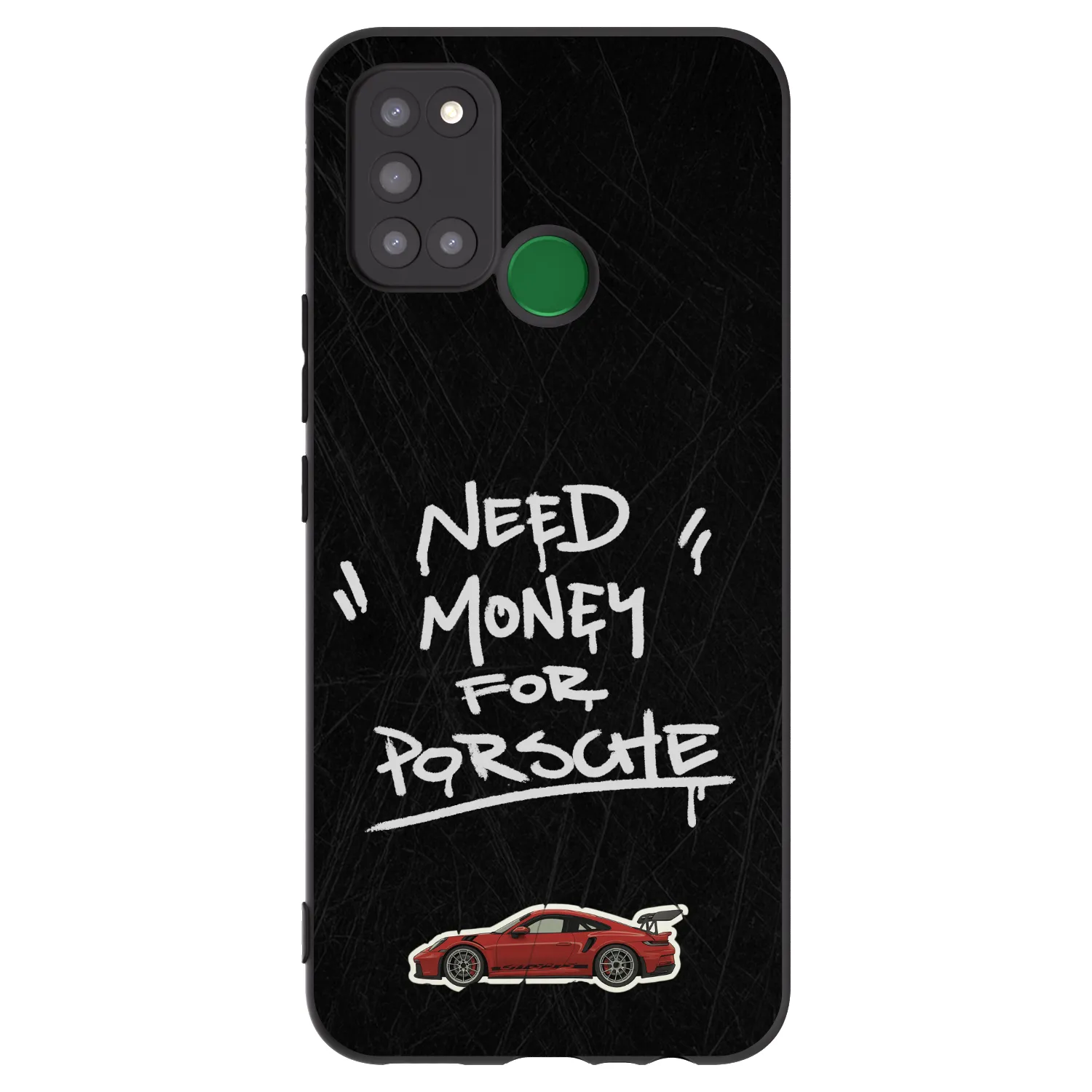 Picasee silikonowe czarne etui na Realme 7i - Dark Racer