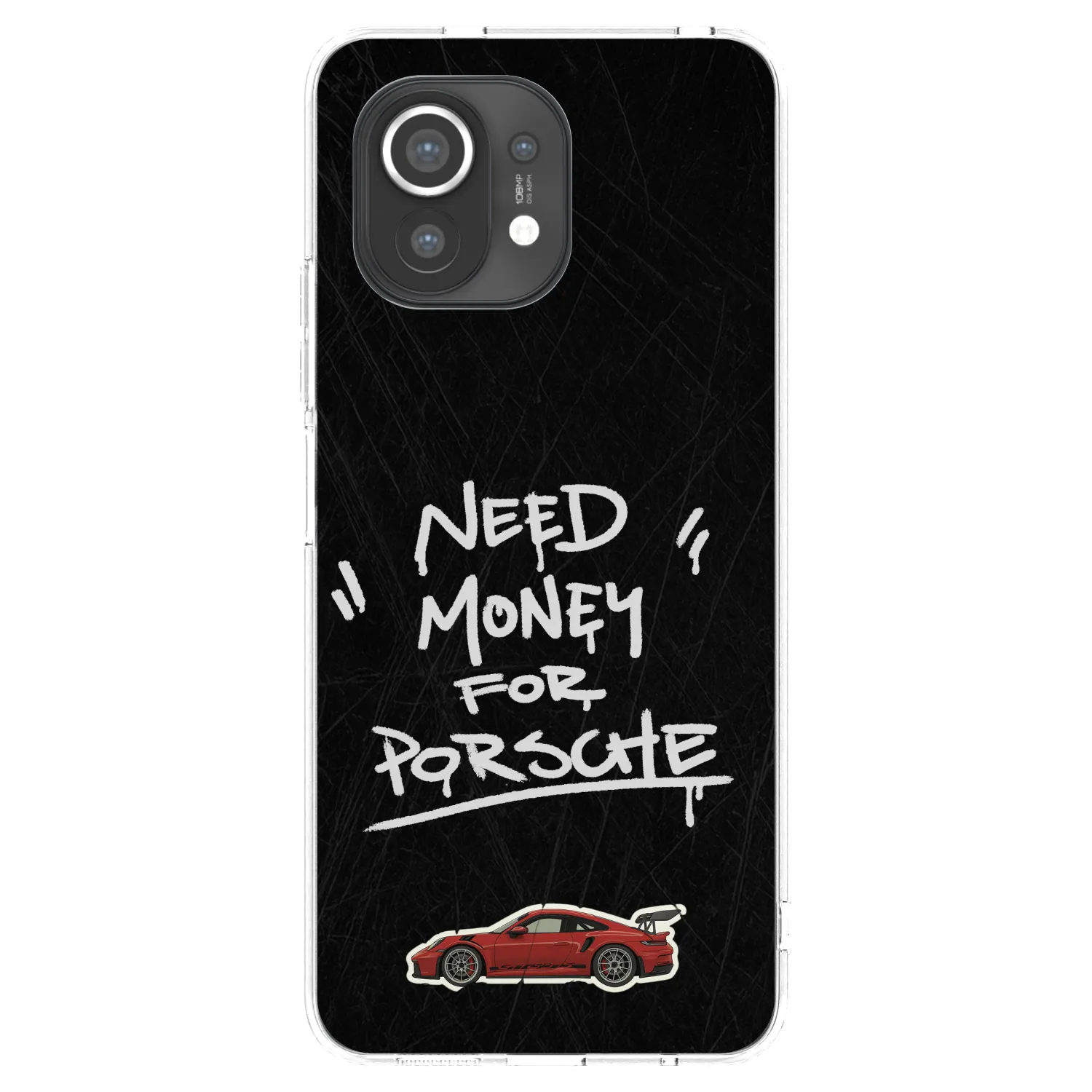 Picasee silikonowe przeźroczyste etui na Xiaomi Mi 11 - Dark Racer