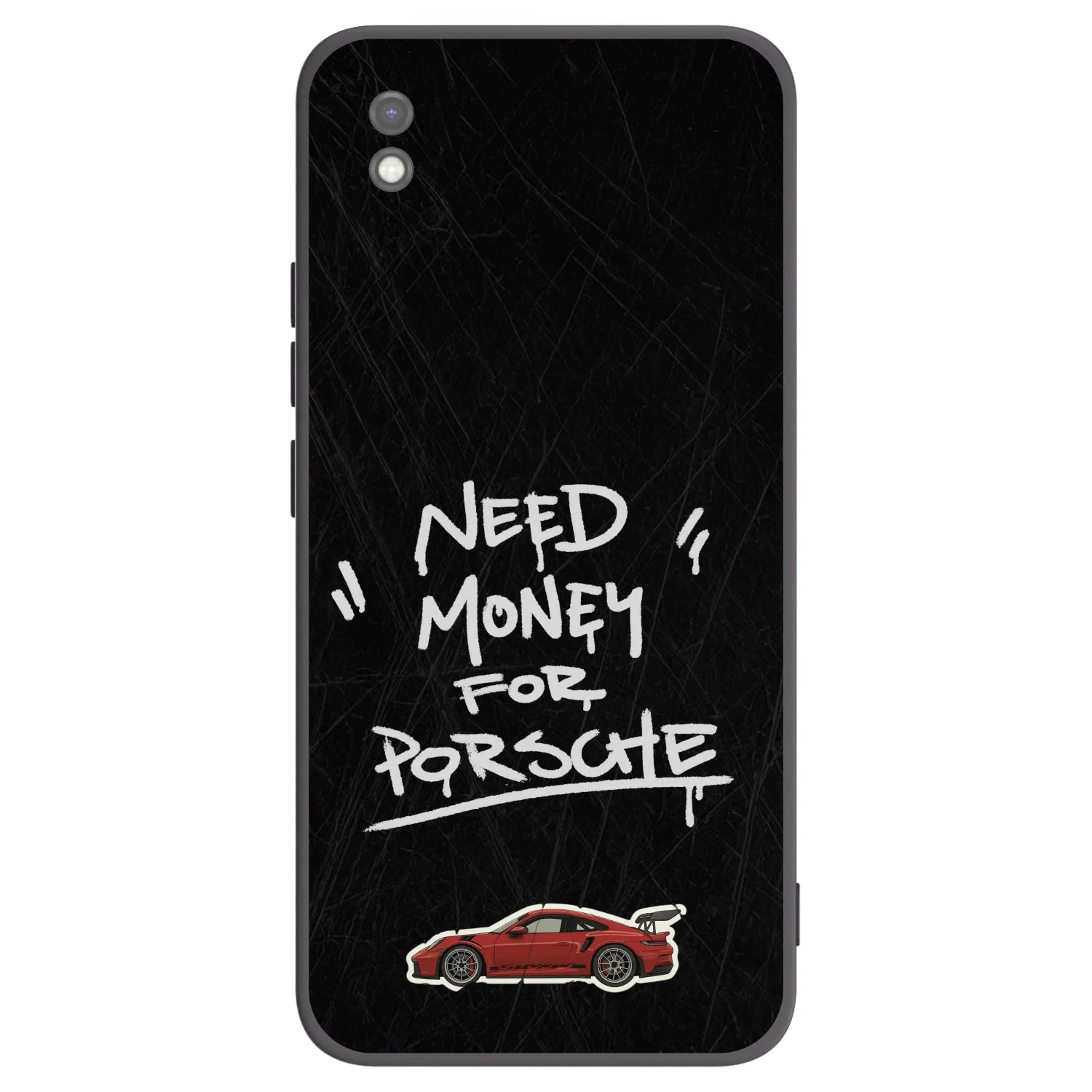 Picasee silikonowe czarne etui na Xiaomi Redmi 9AT - Dark Racer