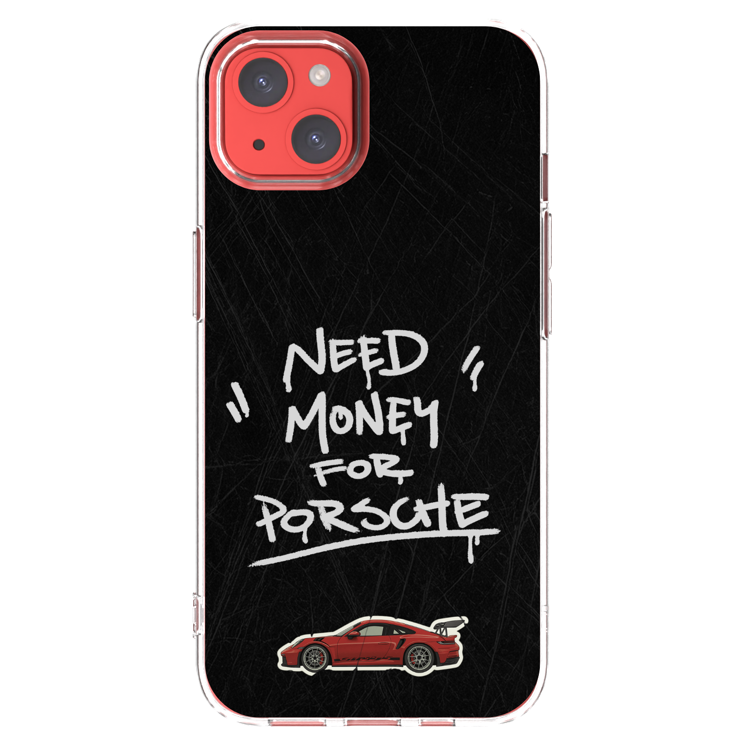 Picasee silikonowe przeźroczyste etui na Apple iPhone 13 - Dark Racer