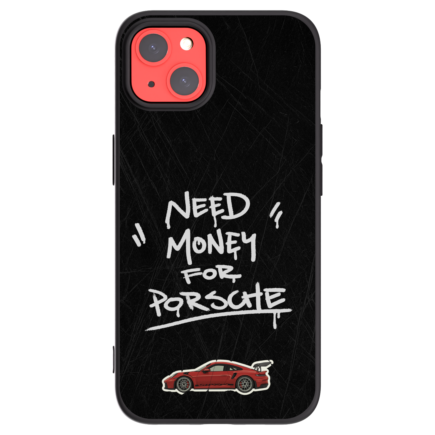 Picasee silikonowe czarne etui na Apple iPhone 13 - Dark Racer