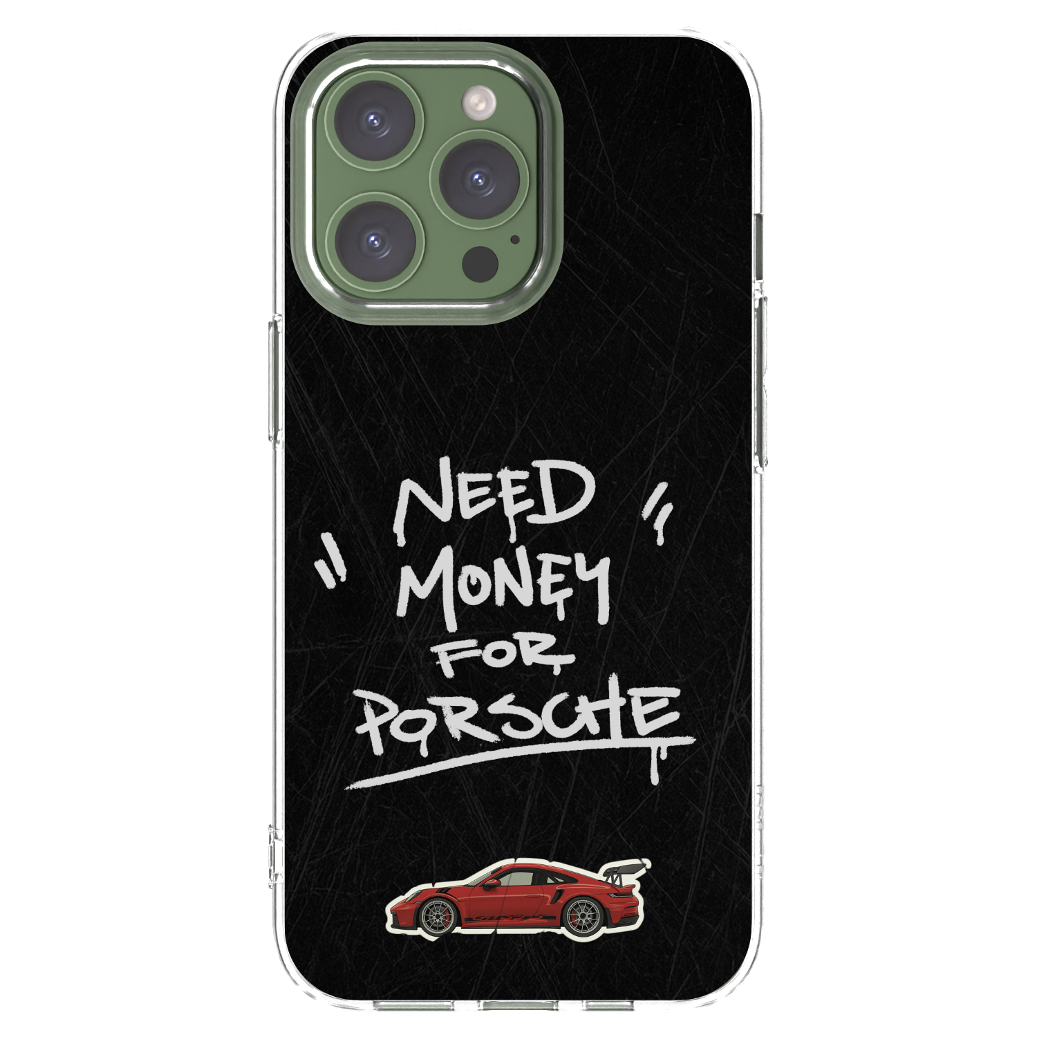 Picasee silikonowe przeźroczyste etui na Apple iPhone 13 Pro - Dark Racer