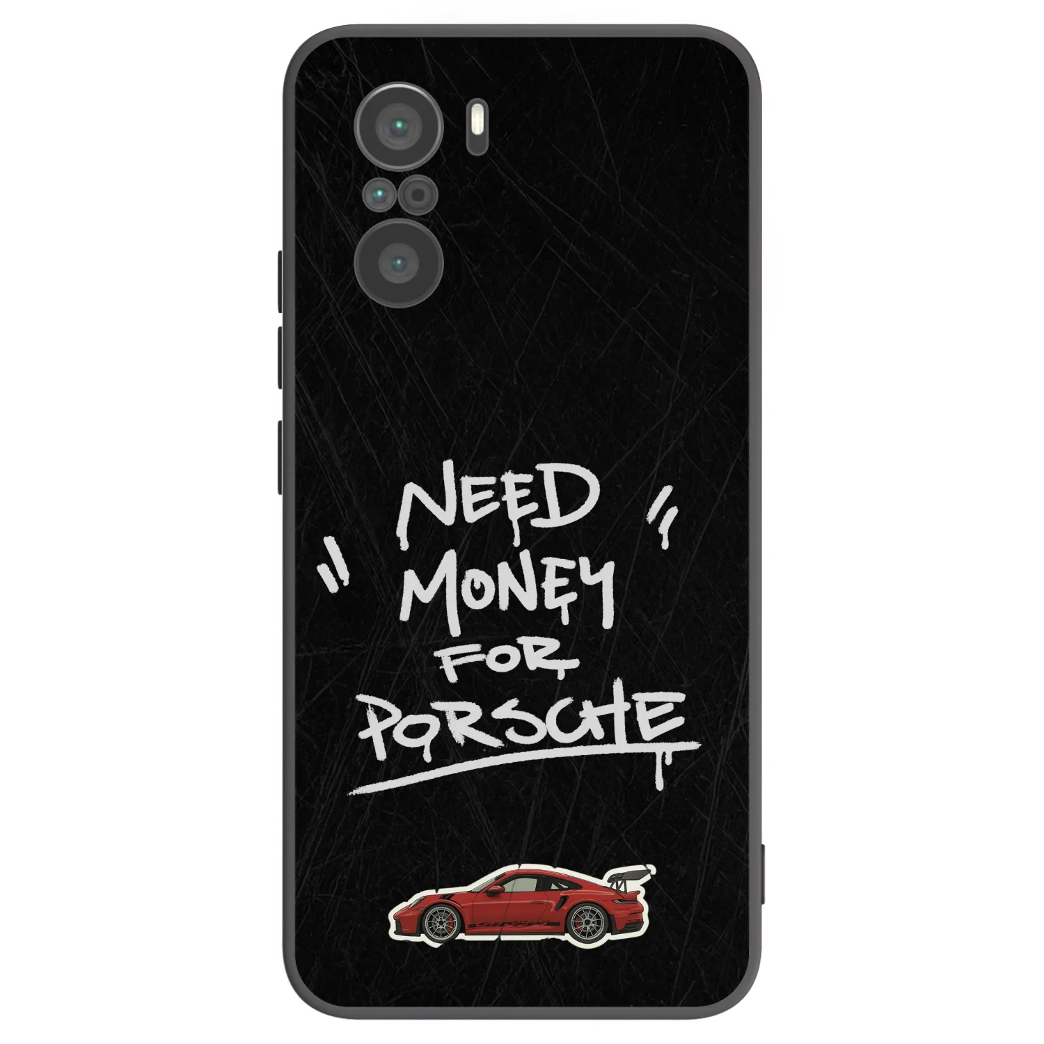 Picasee silikonowe czarne etui na Xiaomi Poco F3 - Dark Racer