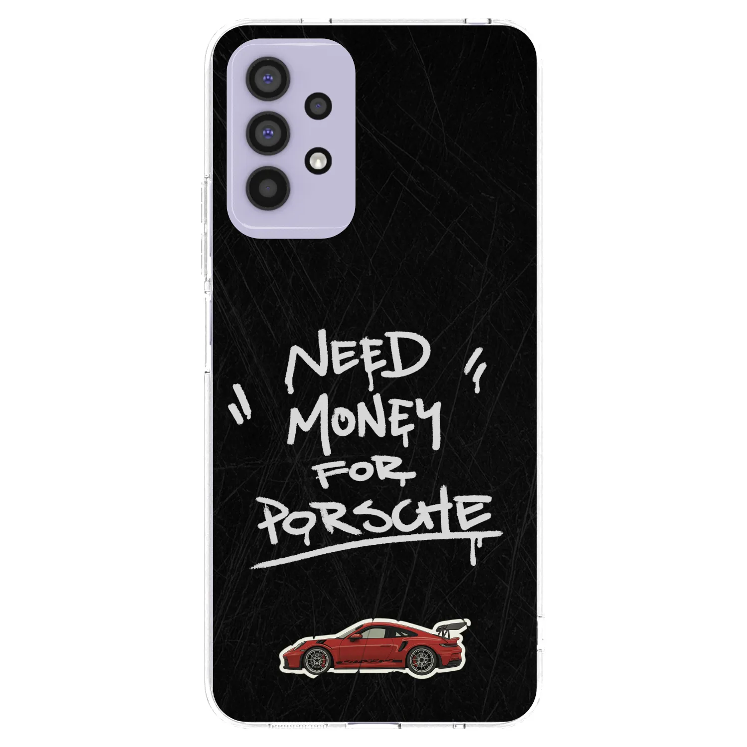 Picasee silikonowe przeźroczyste etui na Samsung Galaxy A32 4G SM-A325F - Dark Racer