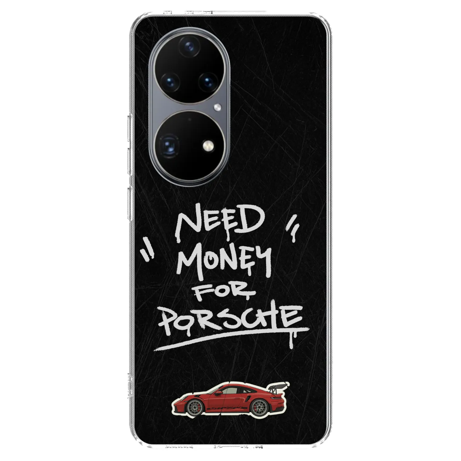 Picasee silikonowe przeźroczyste etui na Huawei P50 - Dark Racer