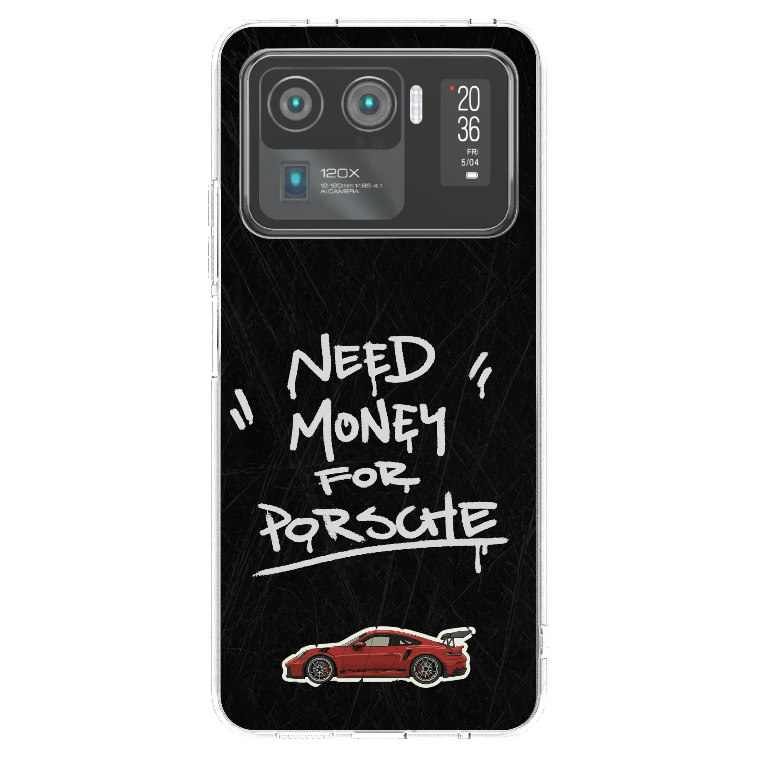 Picasee silikonowe przeźroczyste etui na Xiaomi Mi 11 Ultra - Dark Racer