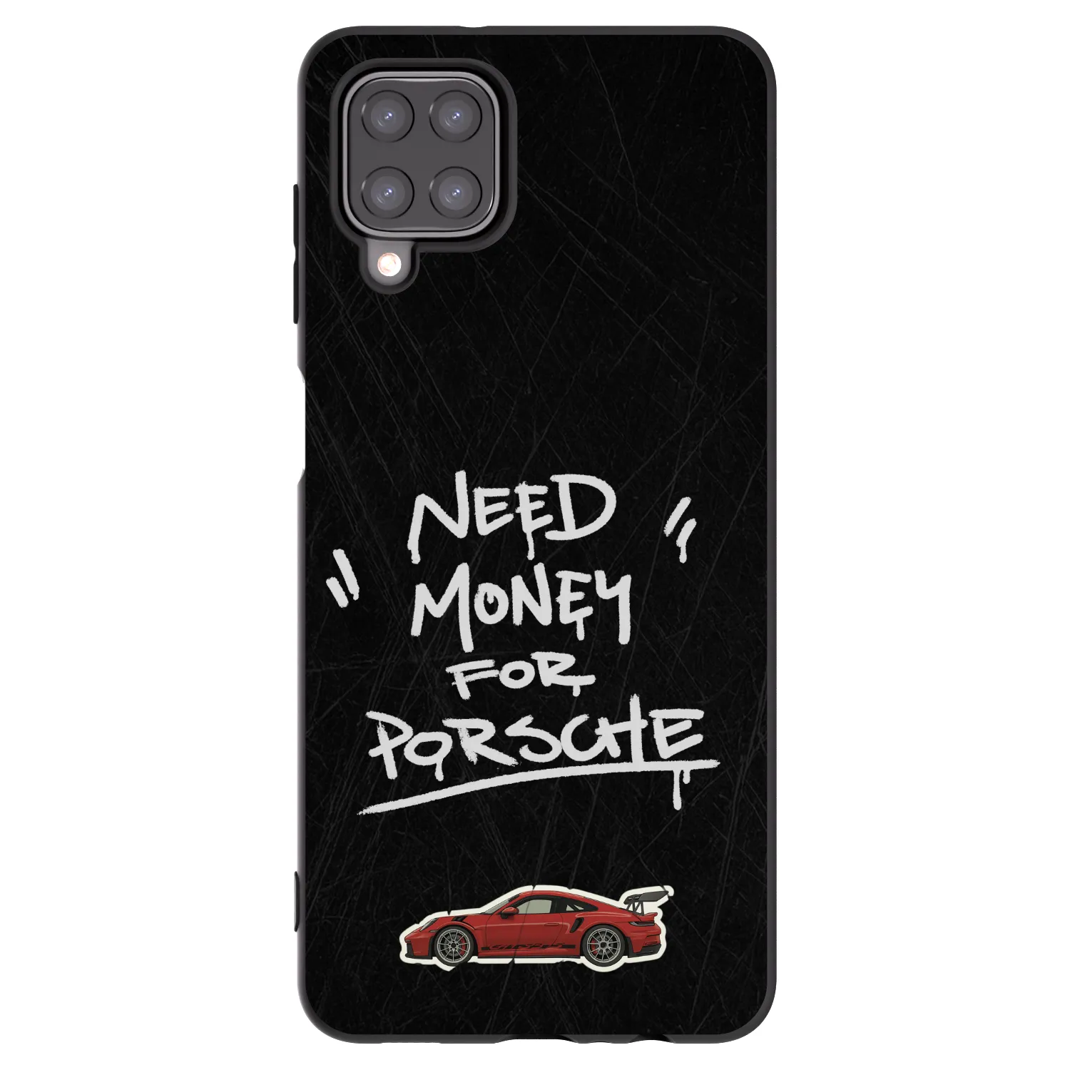 Picasee silikonowe czarne etui na Samsung Galaxy M12 M127F - Dark Racer