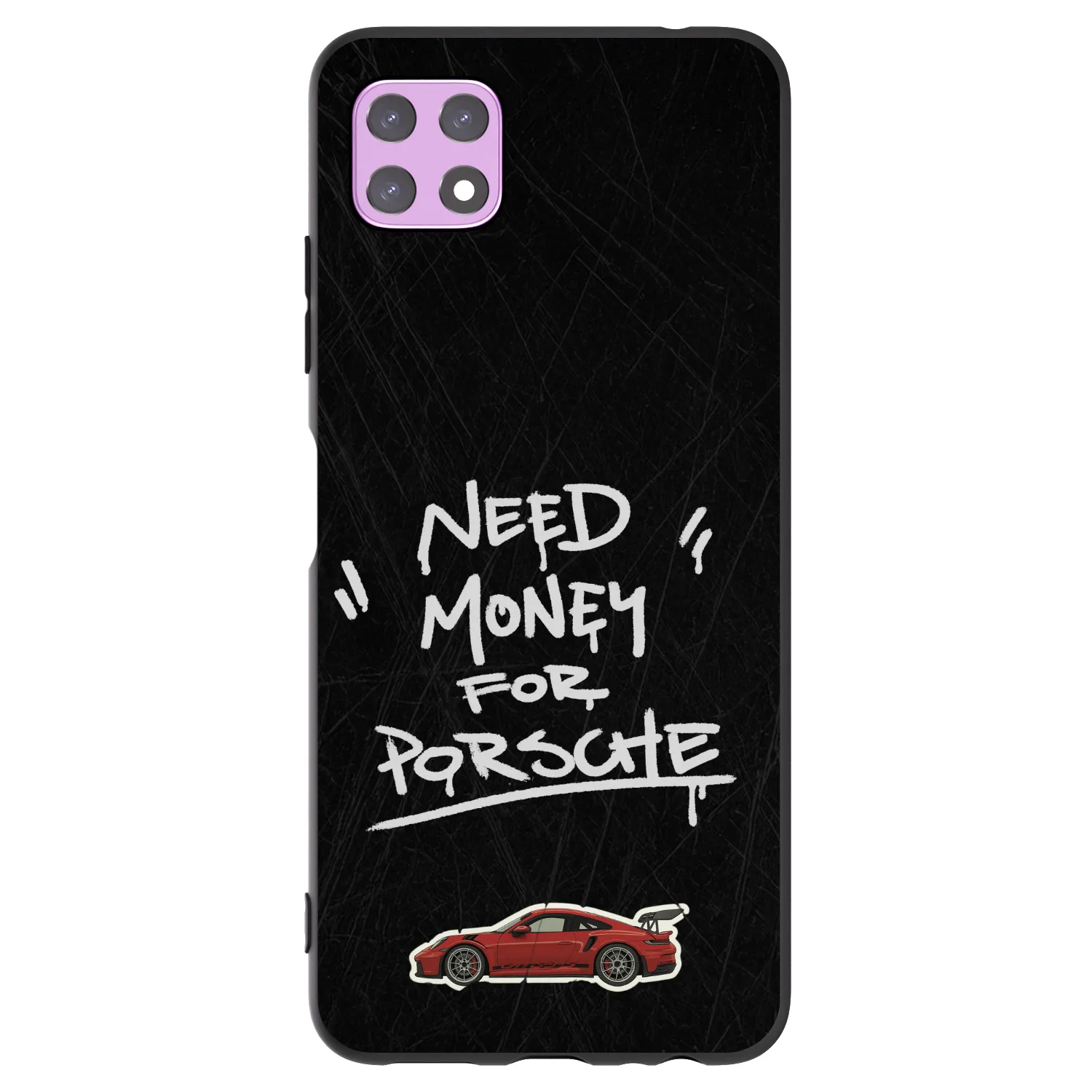 Picasee silikonowe czarne etui na Samsung Galaxy A22 A226B 5G - Dark Racer
