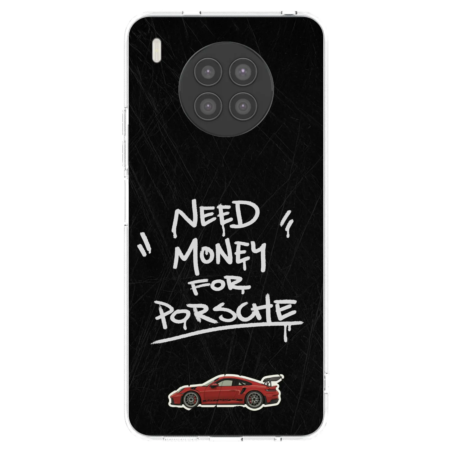 Picasee silikonowe przeźroczyste etui na Huawei Nova 8i - Dark Racer