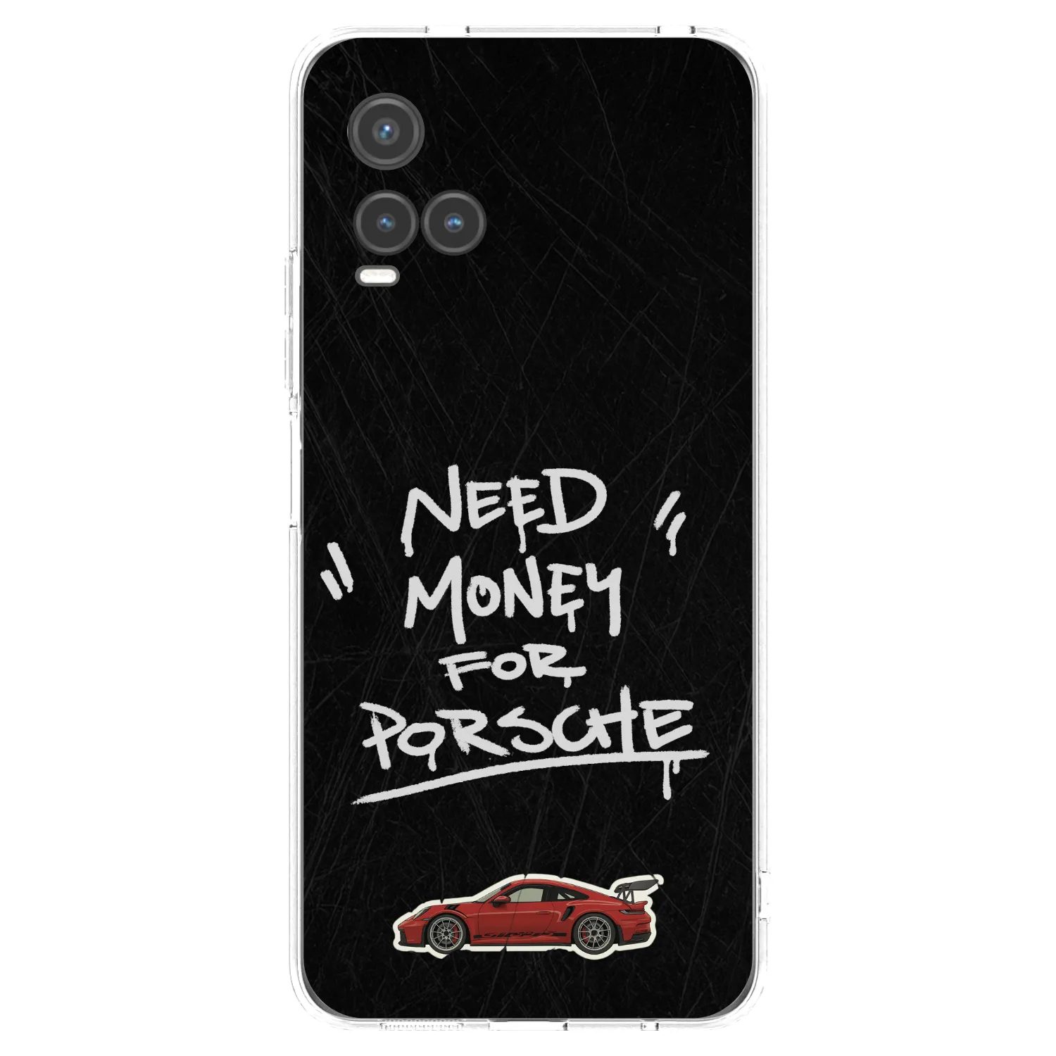 Picasee silikonowe przeźroczyste etui na Vivo Y33s - Dark Racer