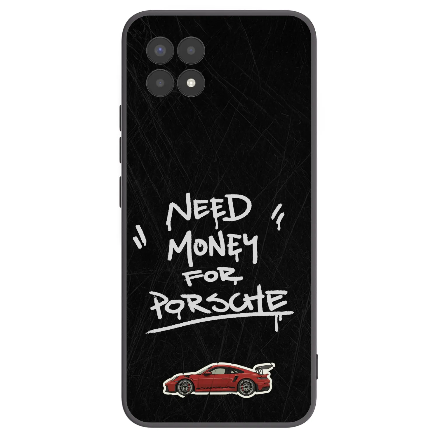 Picasee silikonowe czarne etui na Realme 8i - Dark Racer