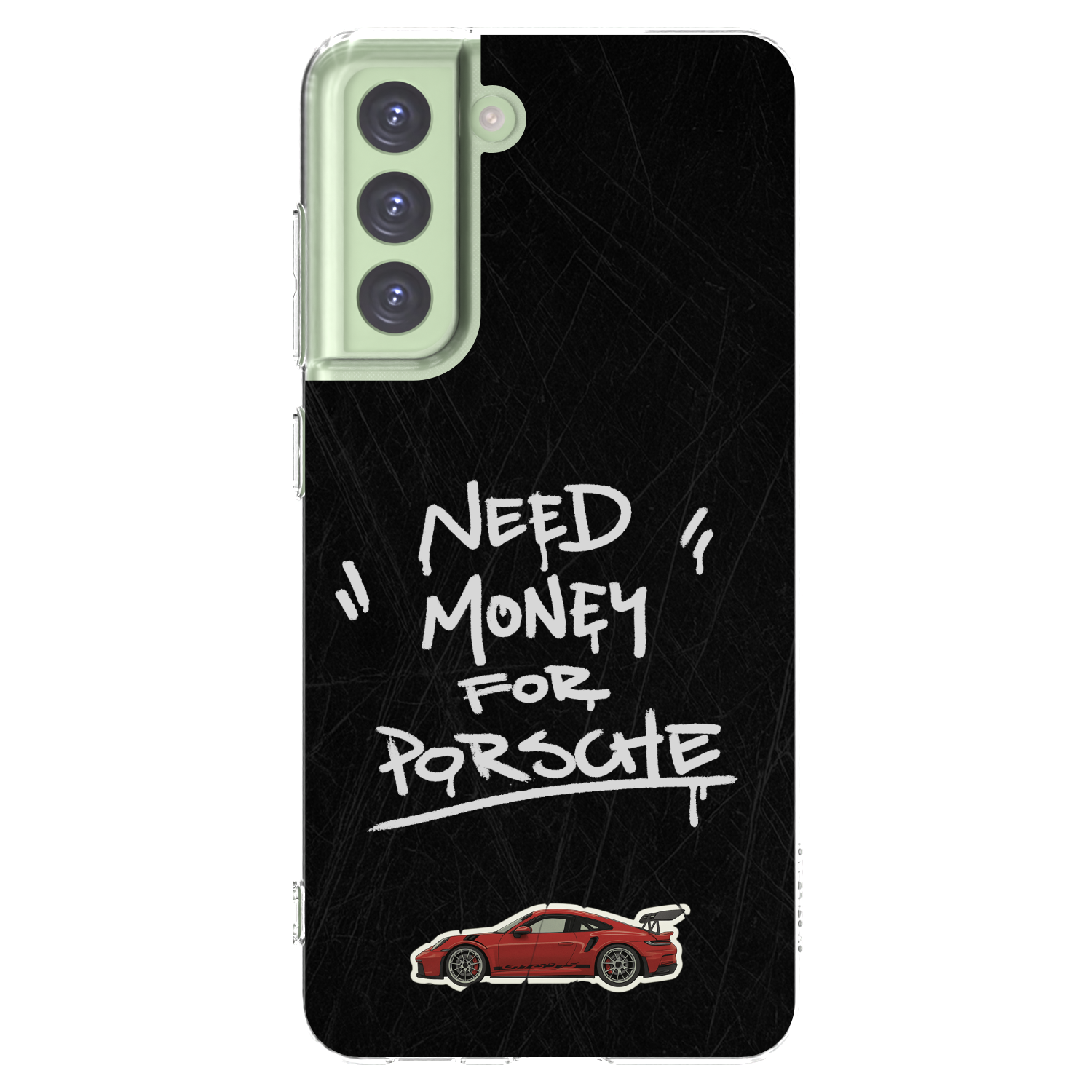 Picasee silikonowe przeźroczyste etui na Samsung Galaxy S21 FE 5G - Dark Racer