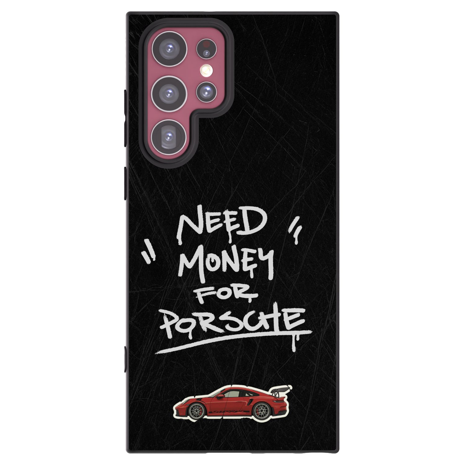 Picasee silikonowe czarne etui na Samsung Galaxy S22 Ultra 5G - Dark Racer
