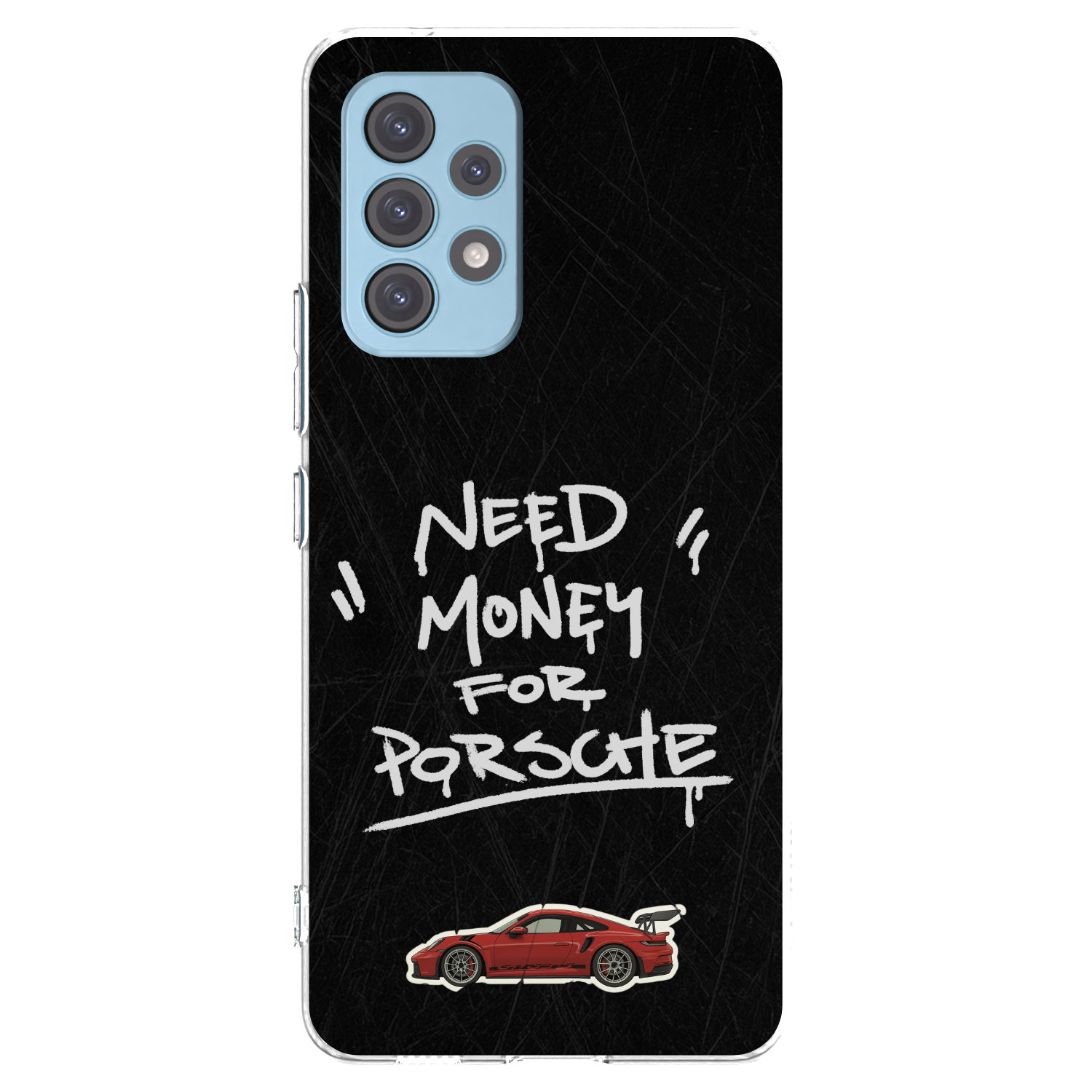 Picasee silikonowe przeźroczyste etui na Samsung Galaxy A53 5G A536 - Dark Racer