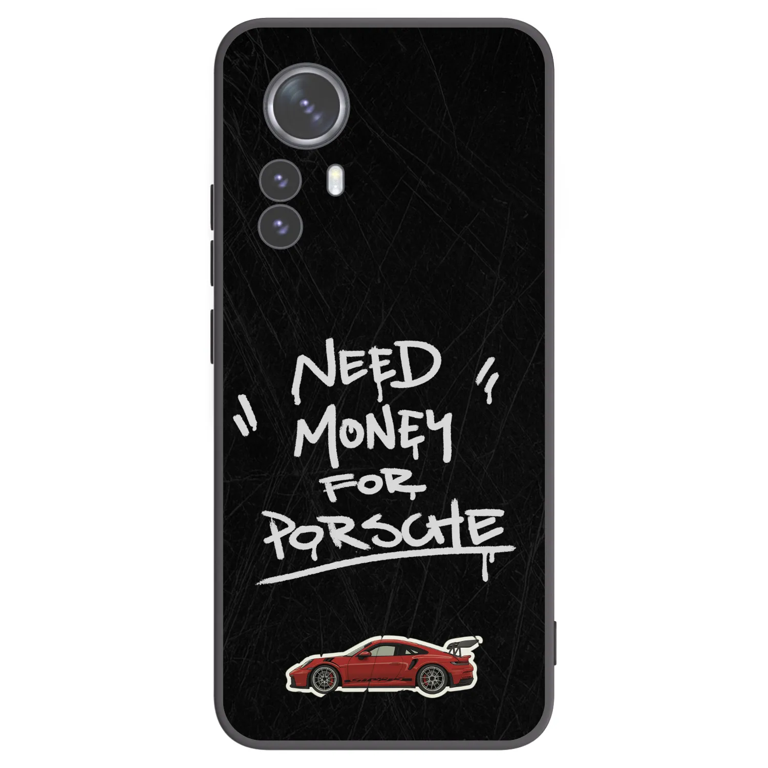 Picasee silikonowe czarne etui na Xiaomi 12 Pro - Dark Racer