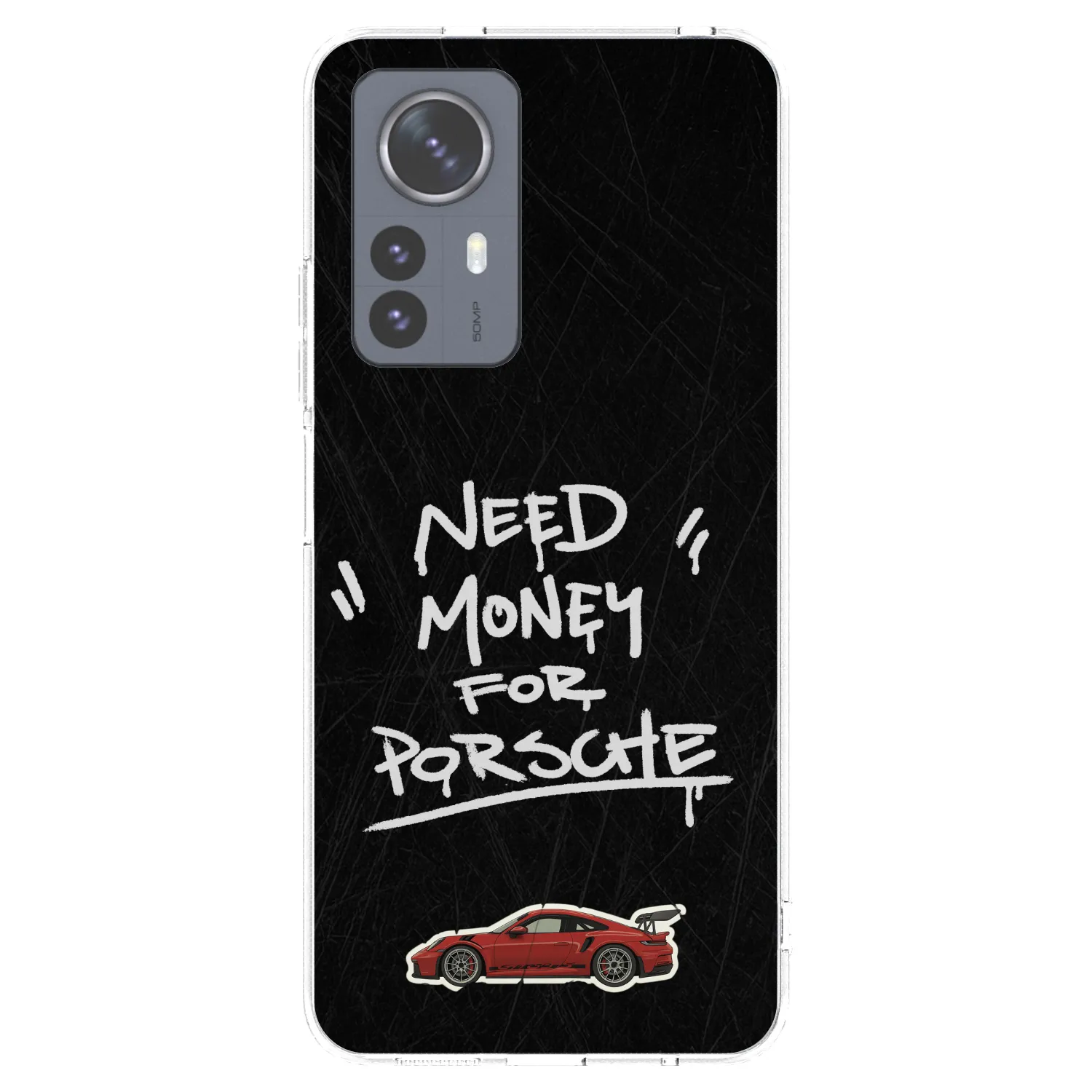 Picasee silikonowe przeźroczyste etui na Xiaomi 12 Pro - Dark Racer