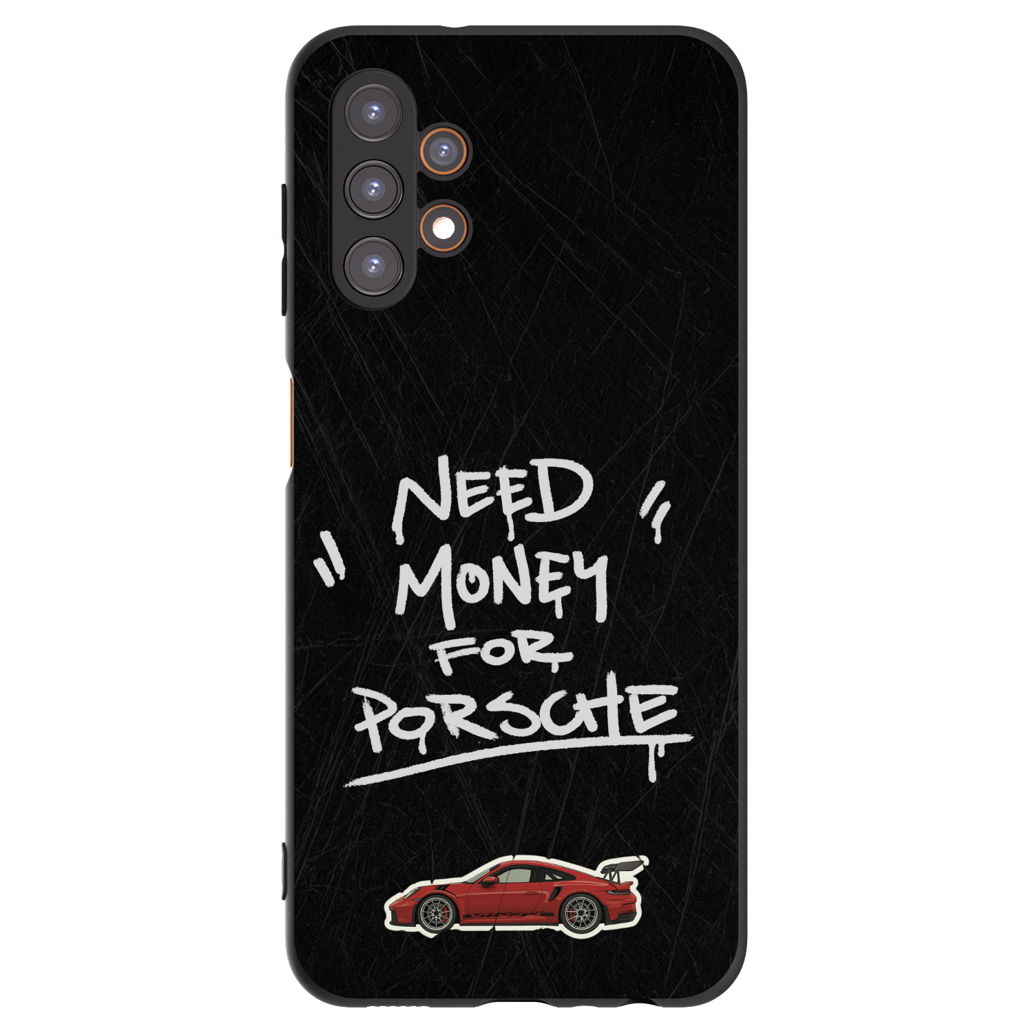 Picasee silikonowe czarne etui na Samsung Galaxy A13 4G A135 - Dark Racer