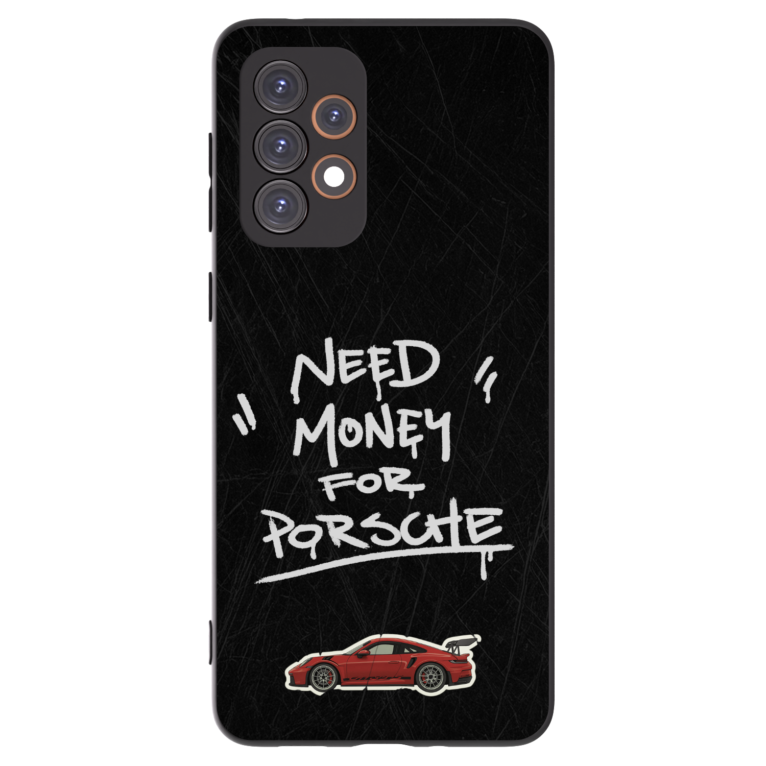 Picasee silikonowe czarne etui na Samsung Galaxy A33 5G A336 - Dark Racer