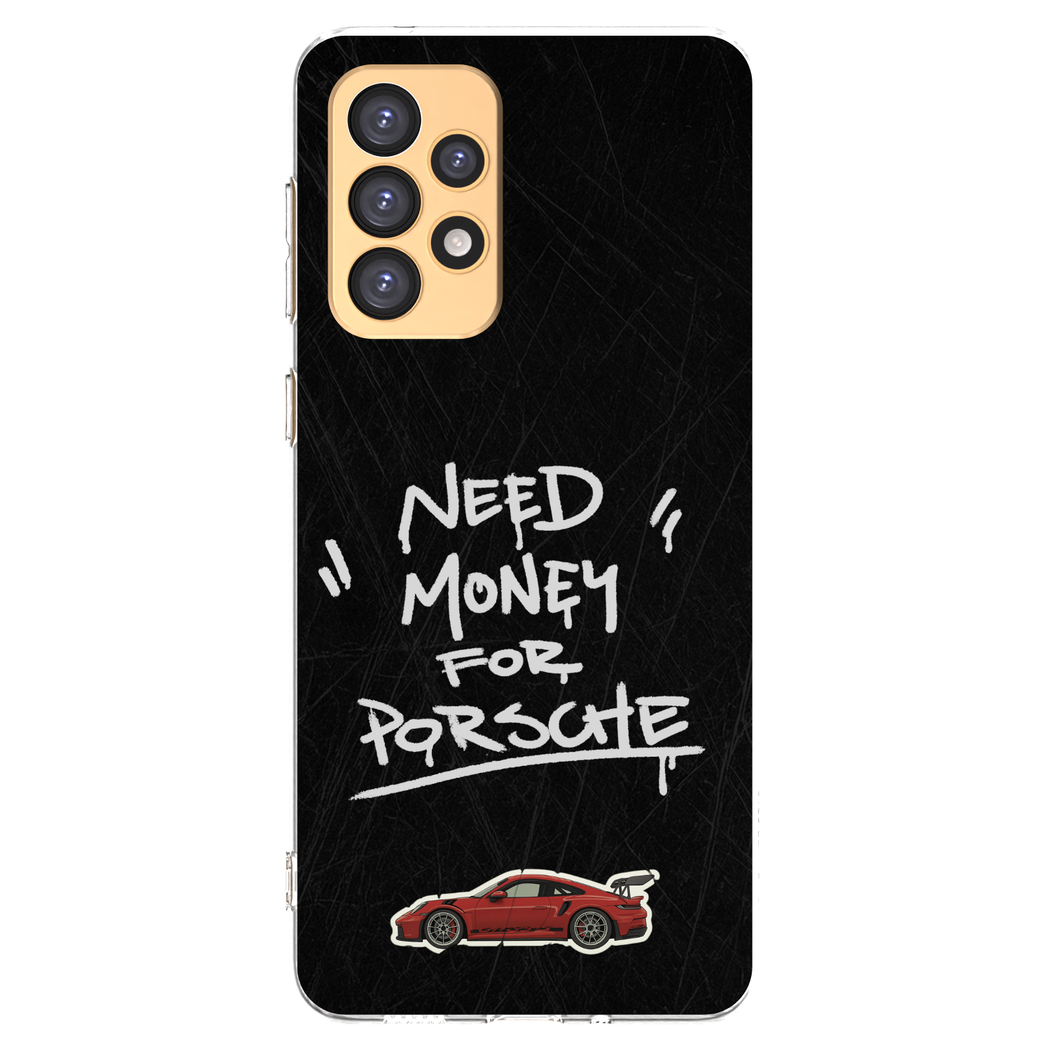 Picasee silikonowe przeźroczyste etui na Samsung Galaxy A33 5G A336 - Dark Racer