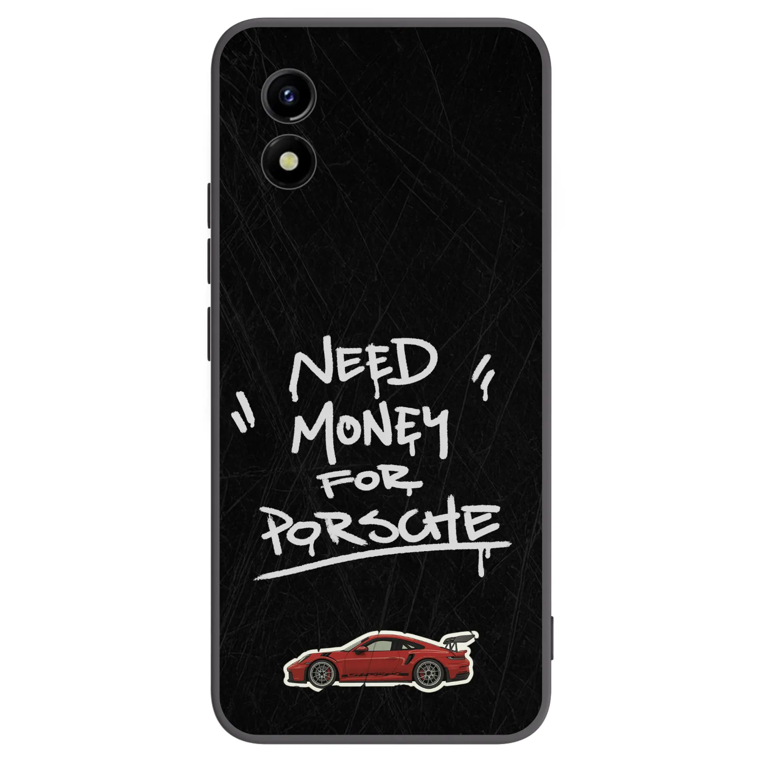 Picasee silikonowe czarne etui na Vivo Y01 - Dark Racer