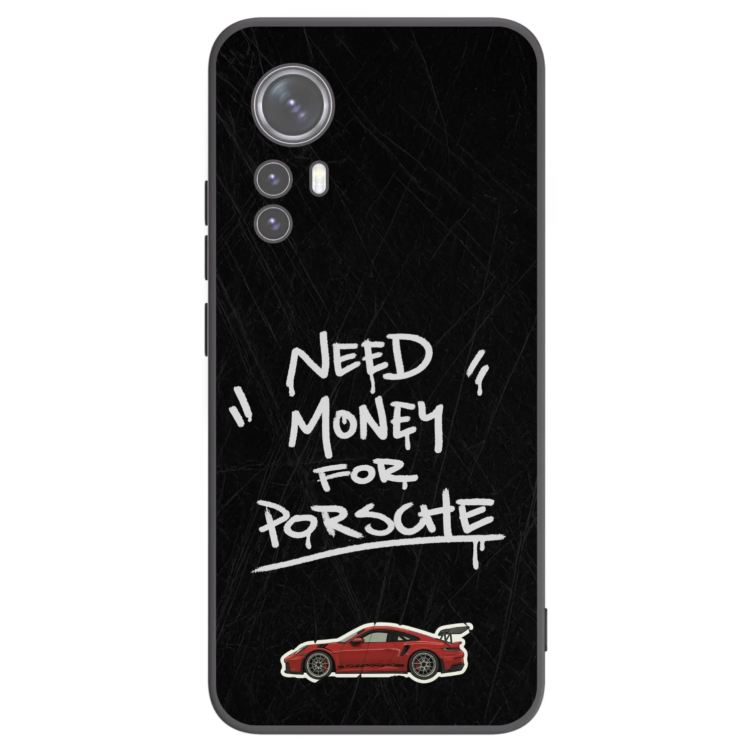 Picasee silikonowe czarne etui na Xiaomi 12X - Dark Racer