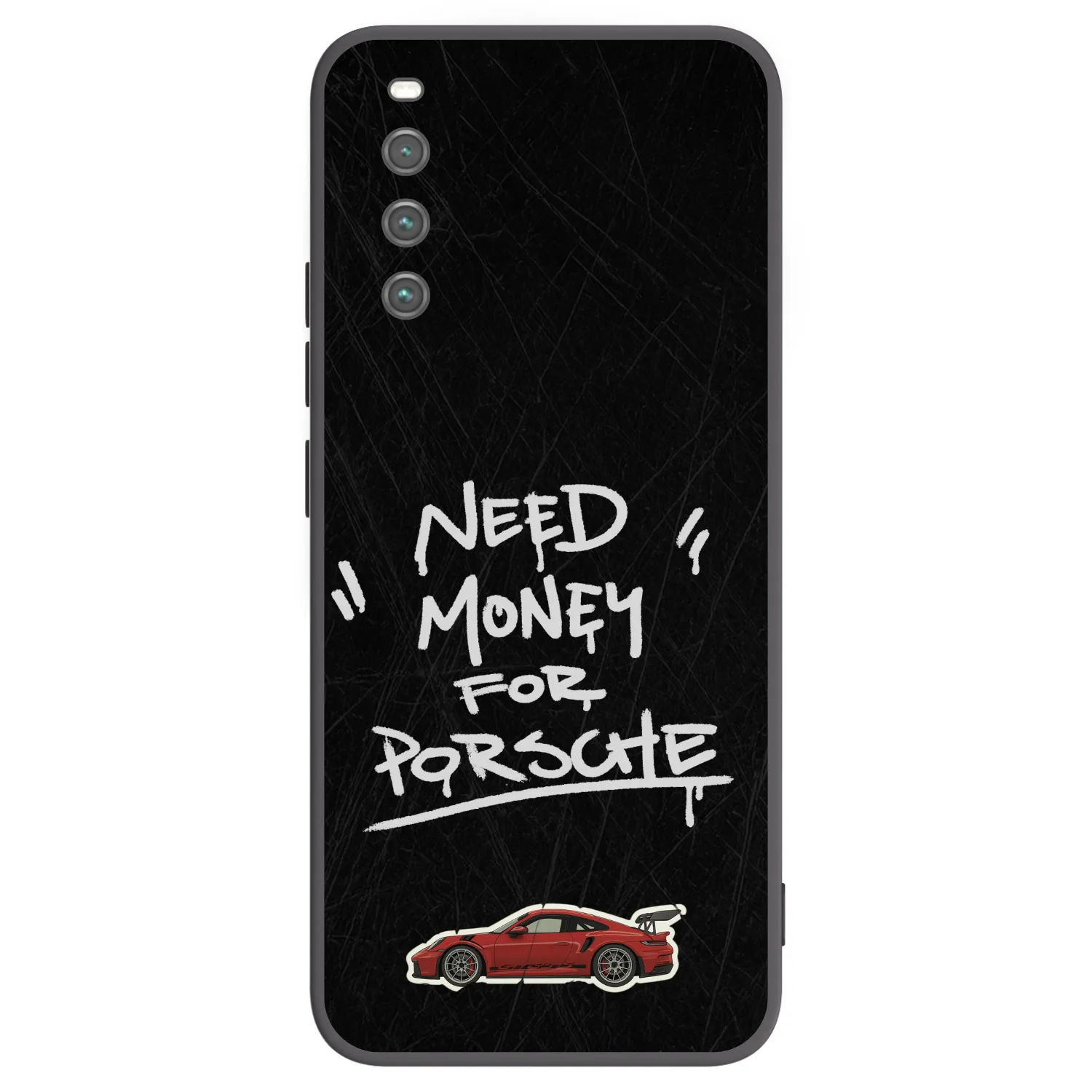 Picasee silikonowe czarne etui na Sony Xperia 10 IV 5G - Dark Racer