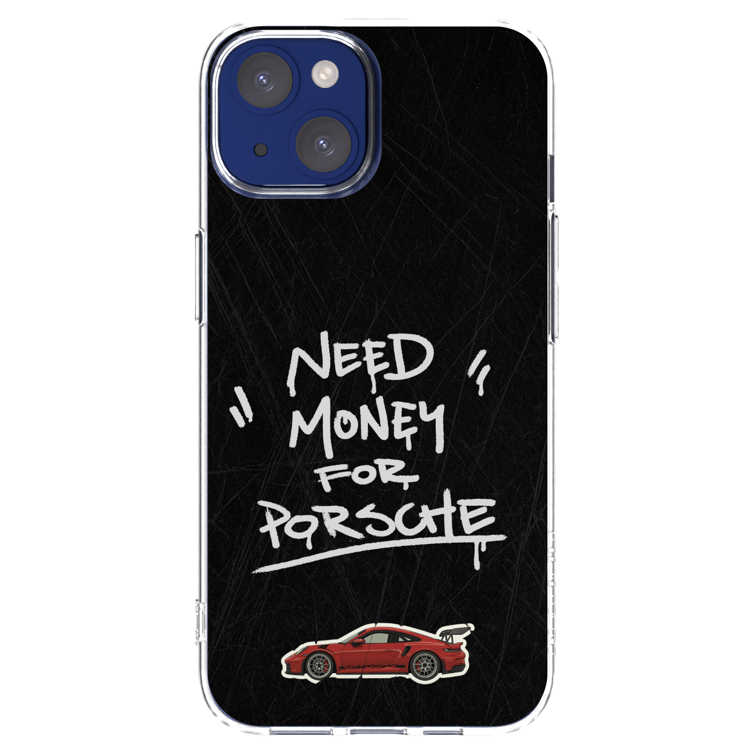 Picasee silikonowe przeźroczyste etui na Apple iPhone 14 - Dark Racer