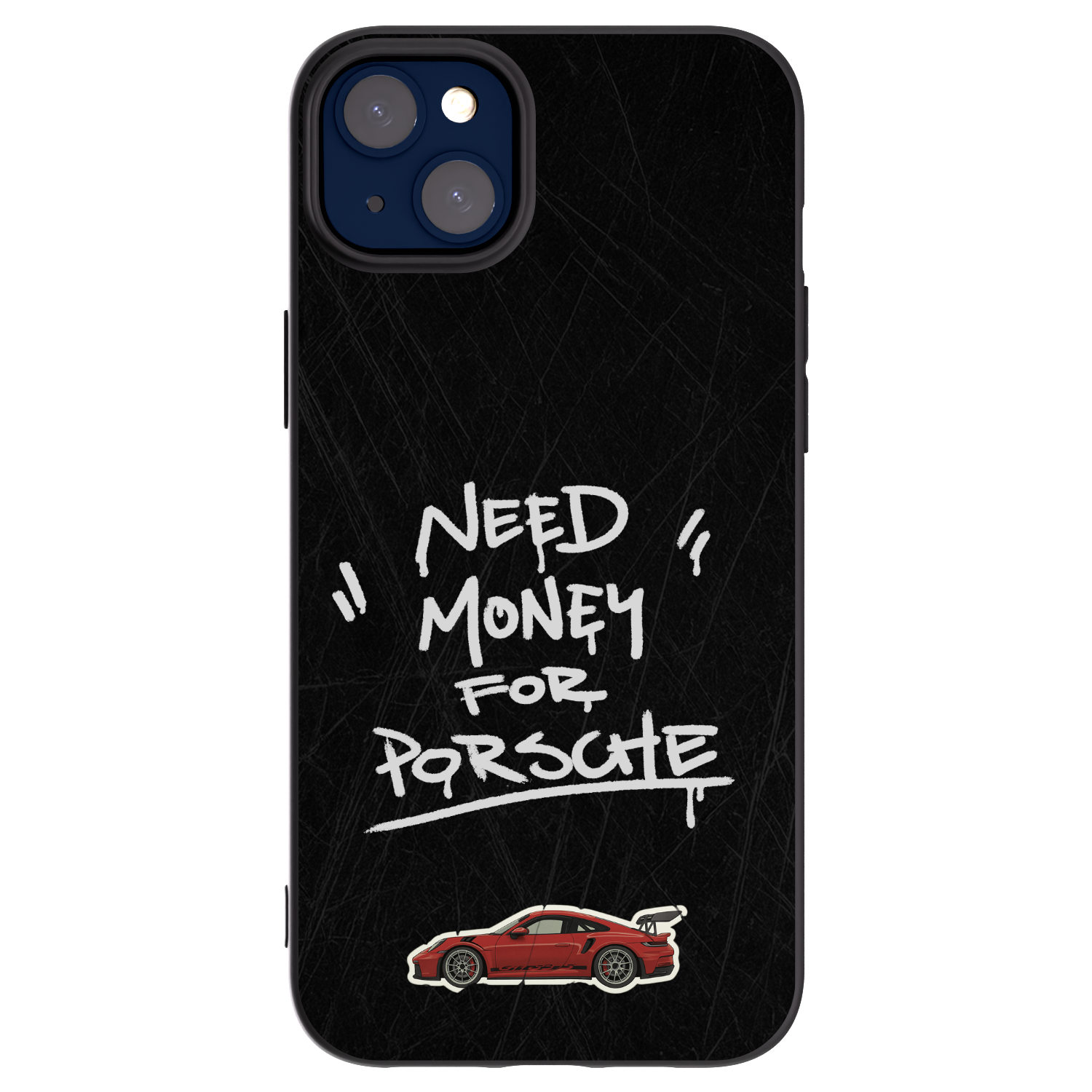 Picasee silikonowe czarne etui na Apple iPhone 14 Plus - Dark Racer