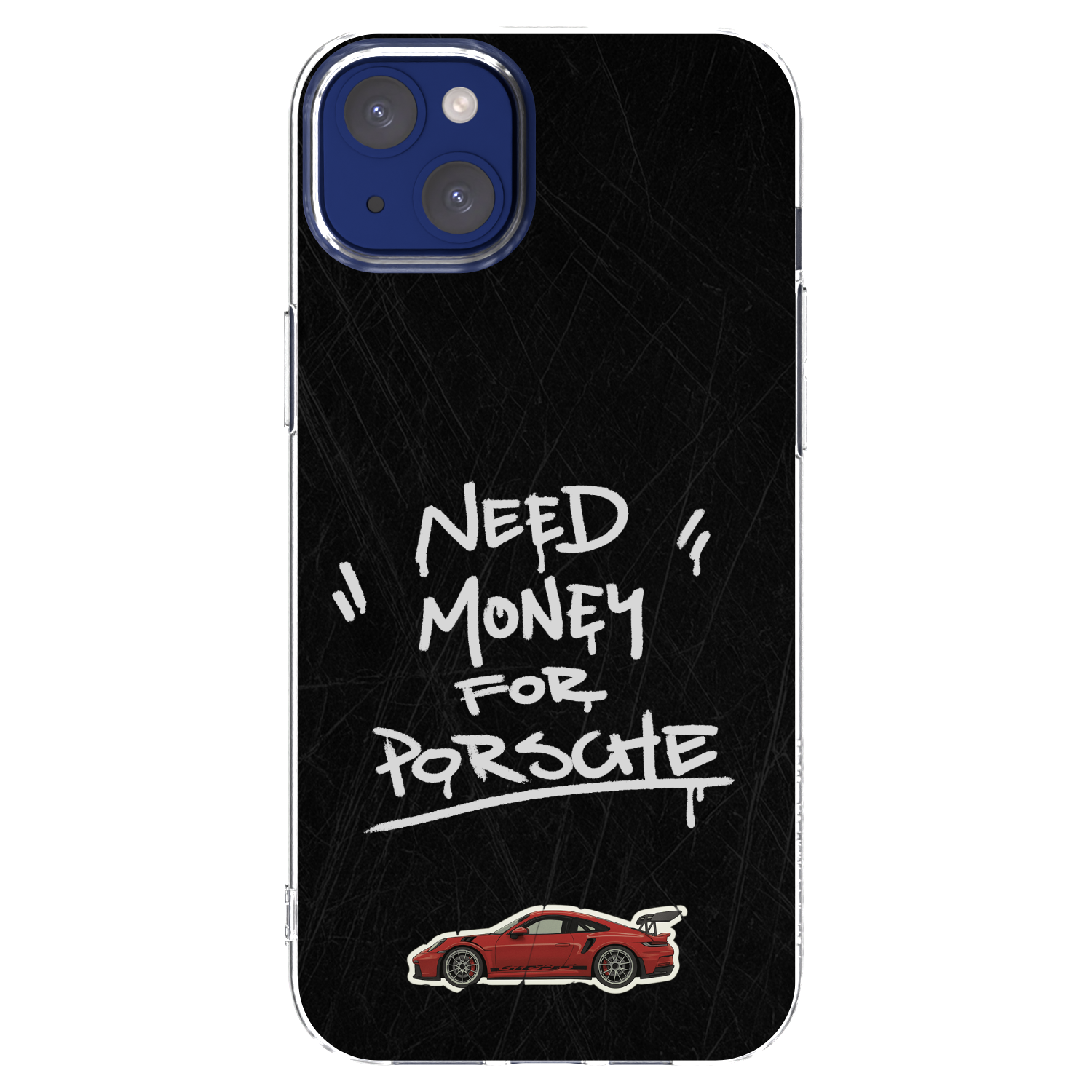 Picasee silikonowe przeźroczyste etui na Apple iPhone 14 Plus - Dark Racer