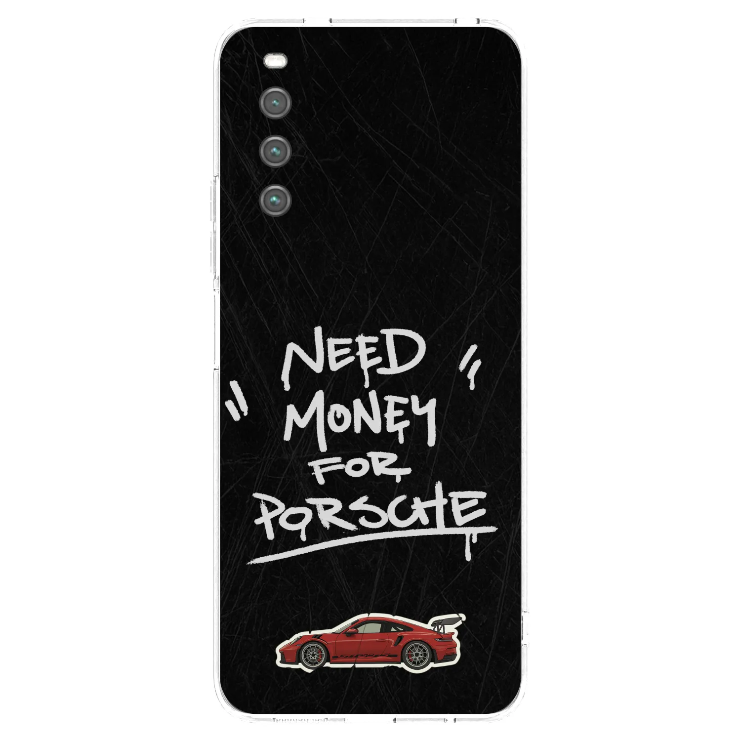 Picasee silikonowe przeźroczyste etui na Sony Xperia 10 IV 5G - Dark Racer