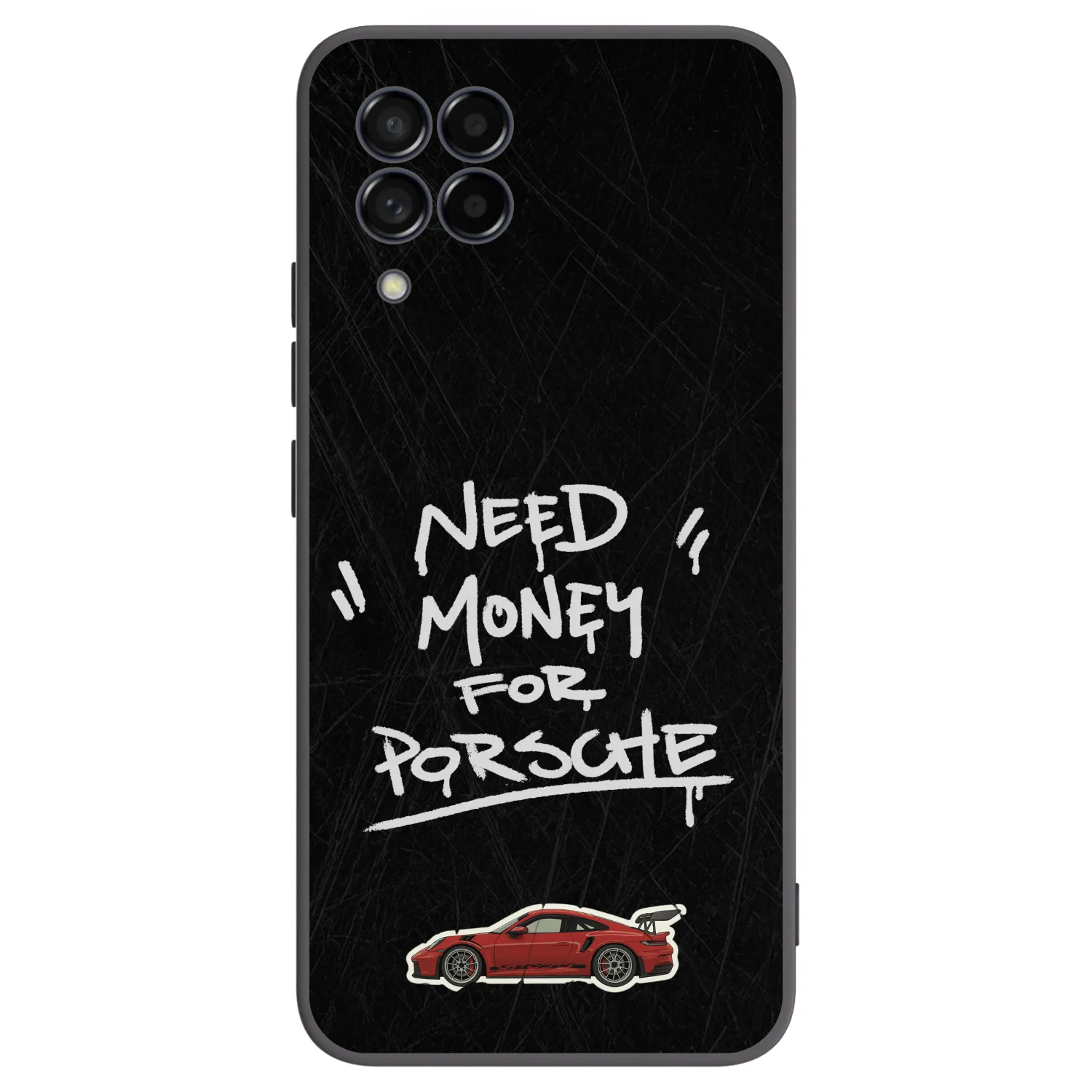 Picasee silikonowe czarne etui na Samsung Galaxy M53 5G - Dark Racer