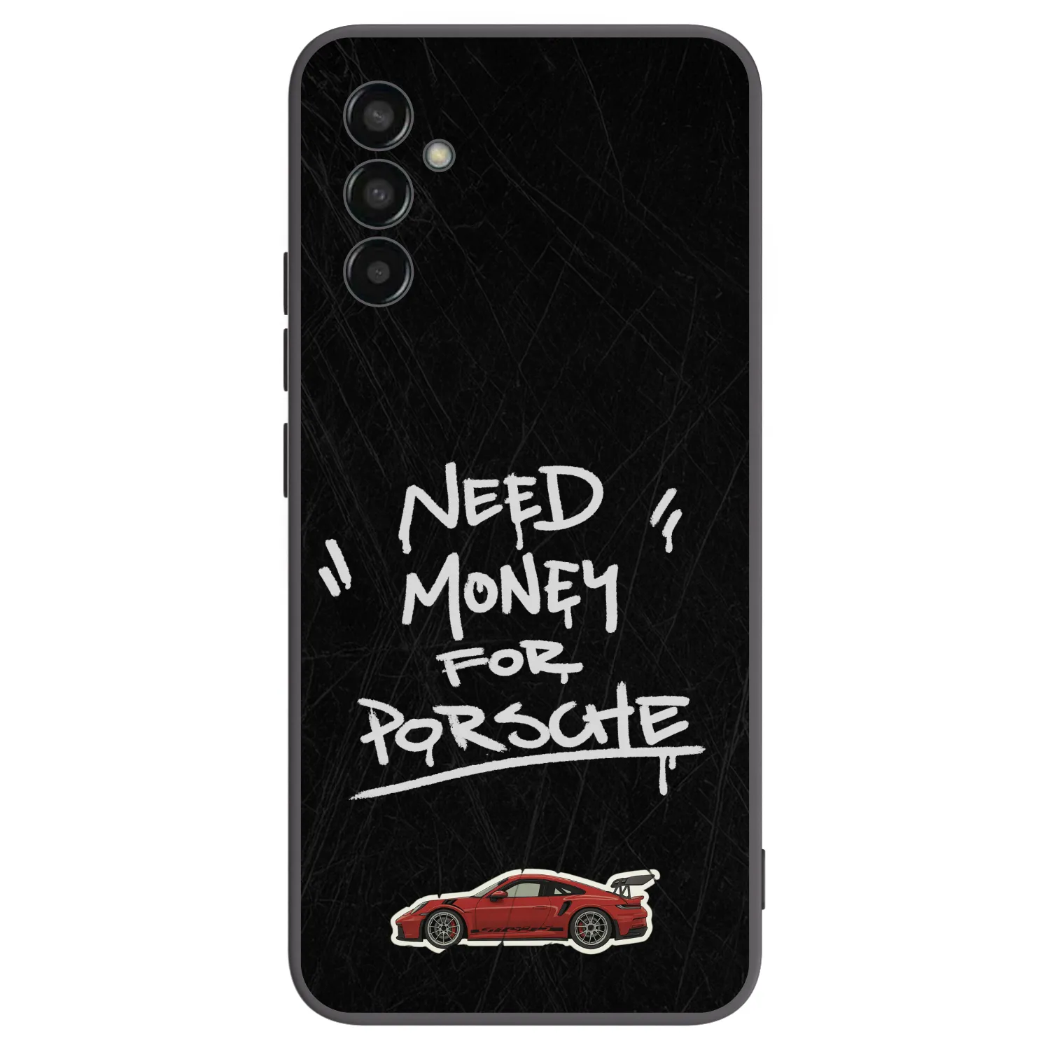 Picasee silikonowe czarne etui na Samsung Galaxy M13 M135F - Dark Racer