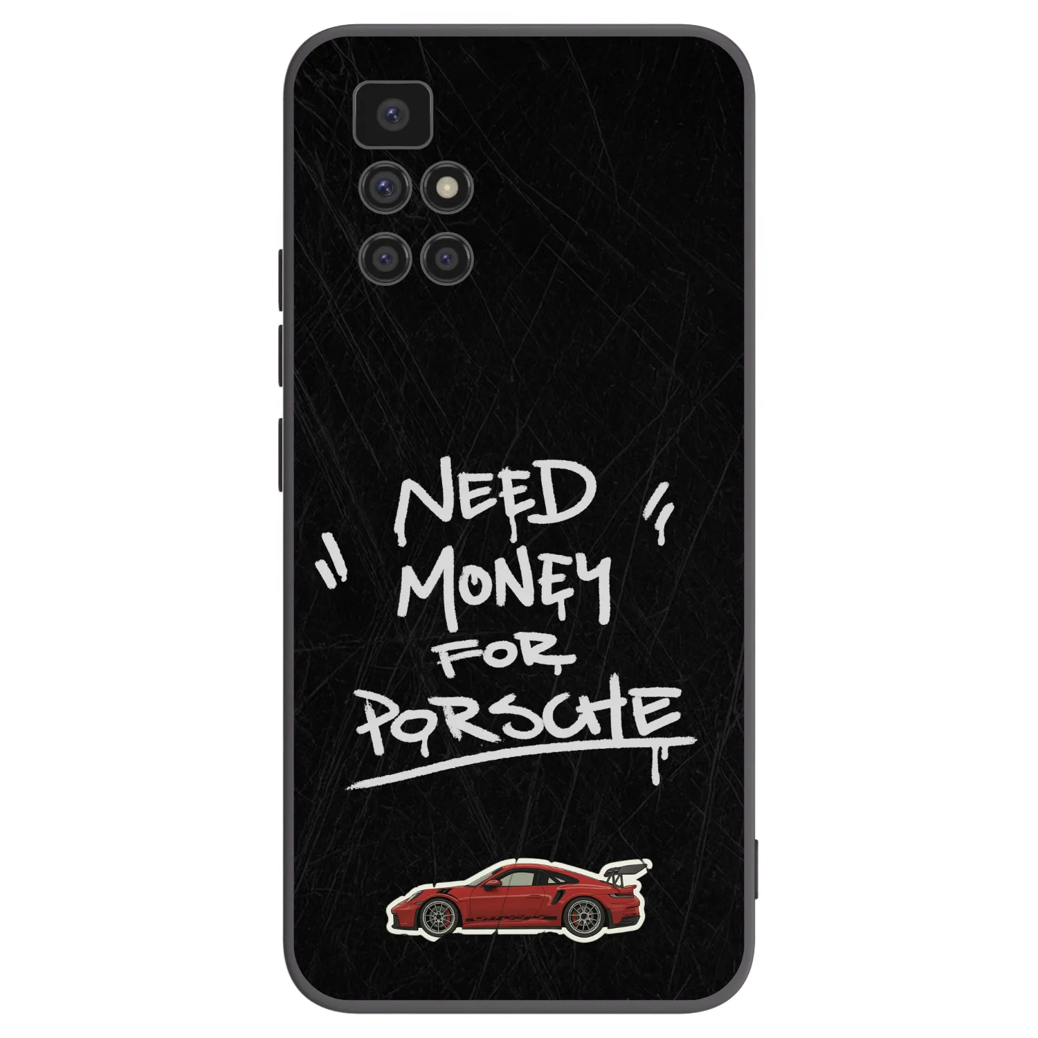 Picasee silikonowe czarne etui na Xiaomi Redmi 10 (2022) - Dark Racer