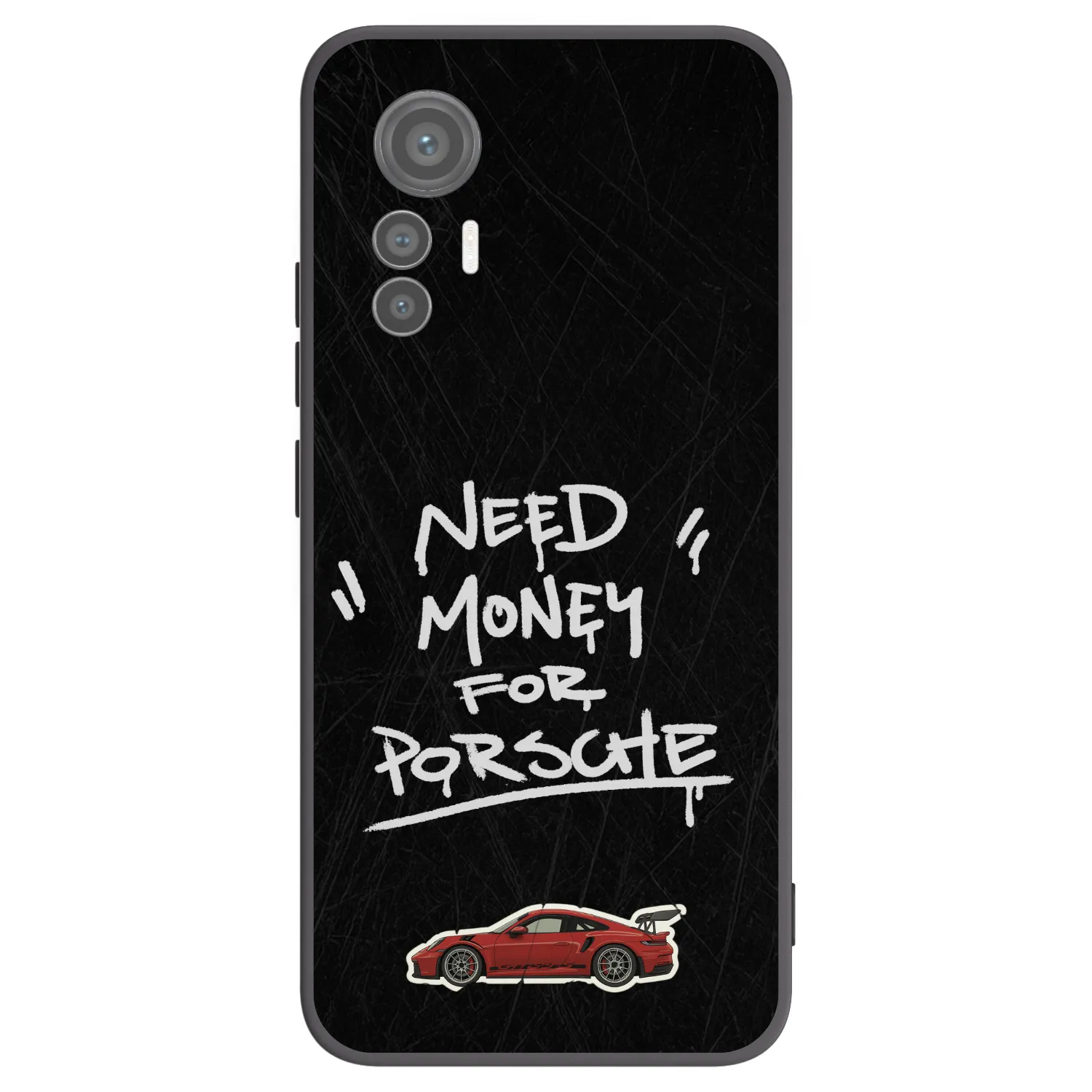 Picasee silikonowe czarne etui na Xiaomi 12 Lite - Dark Racer