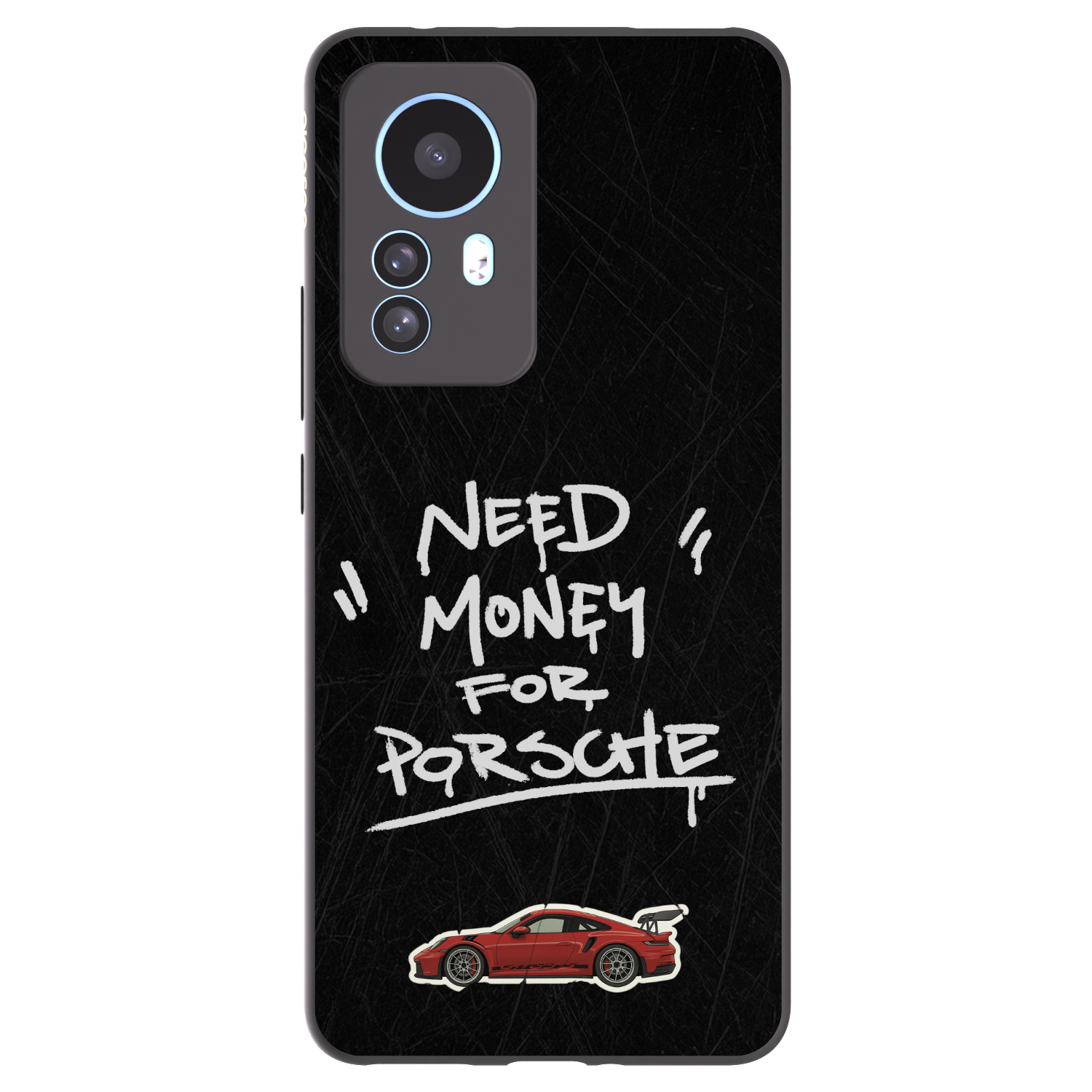 Picasee silikonowe czarne etui na Xiaomi 12T Pro - Dark Racer
