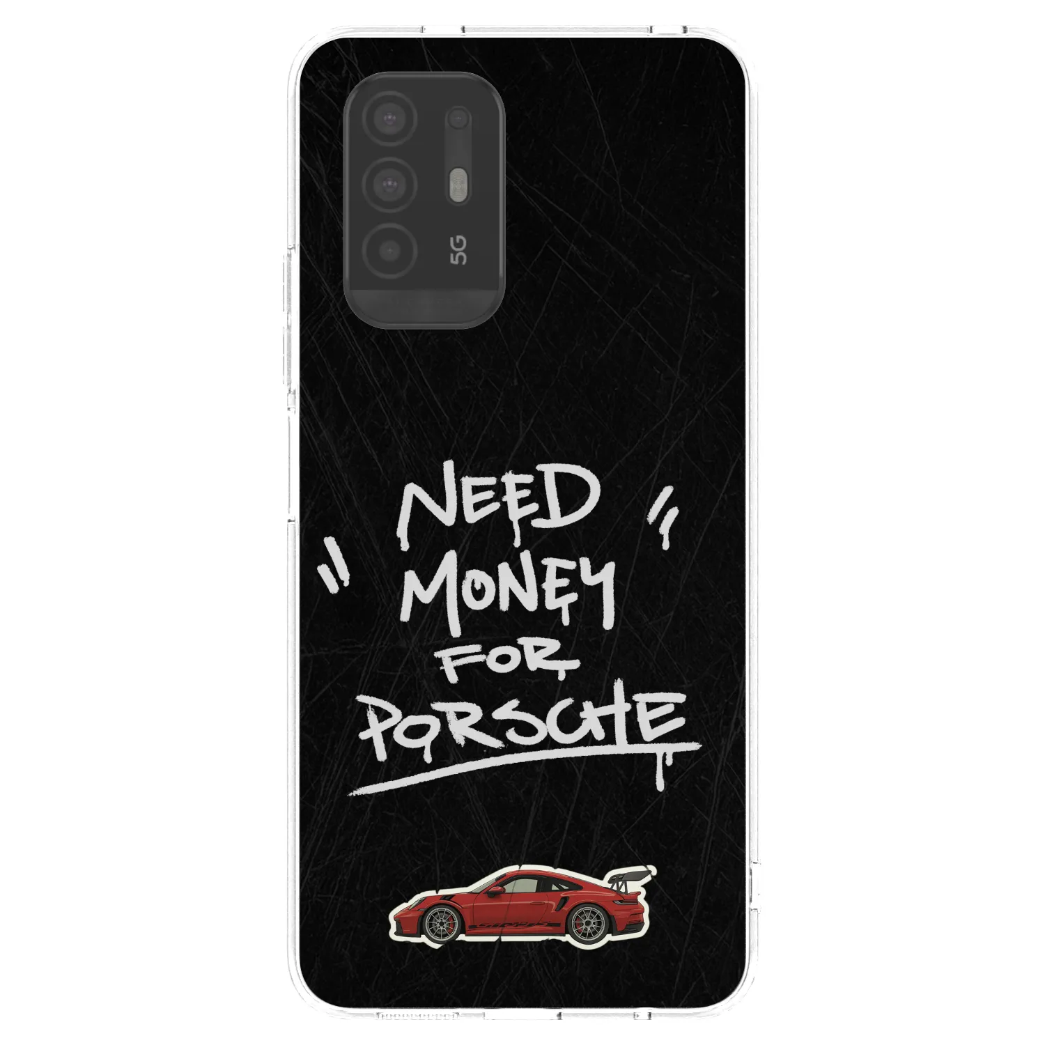 Picasee silikonowe przeźroczyste etui na OPPO A94 5G - Dark Racer