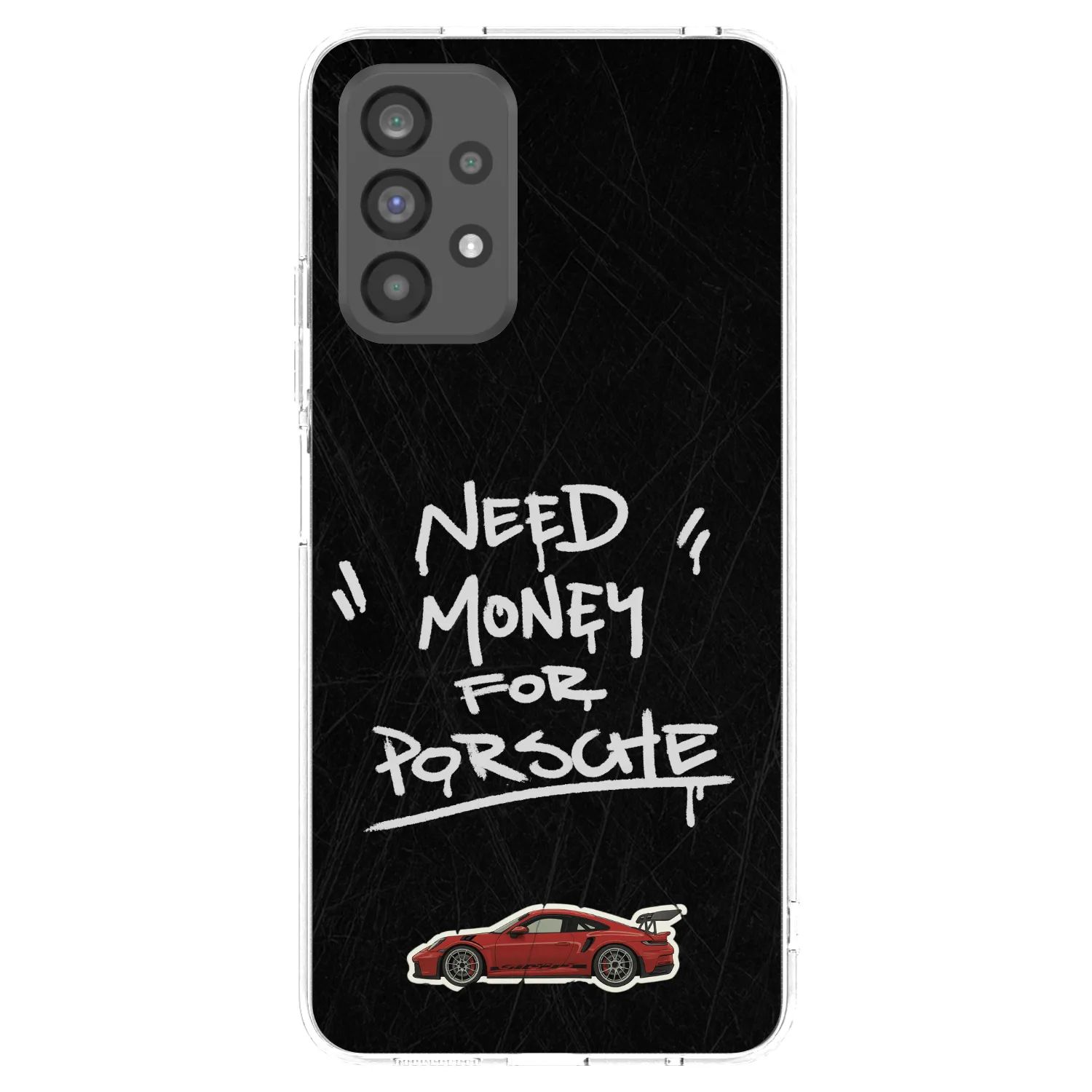 Picasee silikonowe przeźroczyste etui na Samsung Galaxy A73 5G - Dark Racer