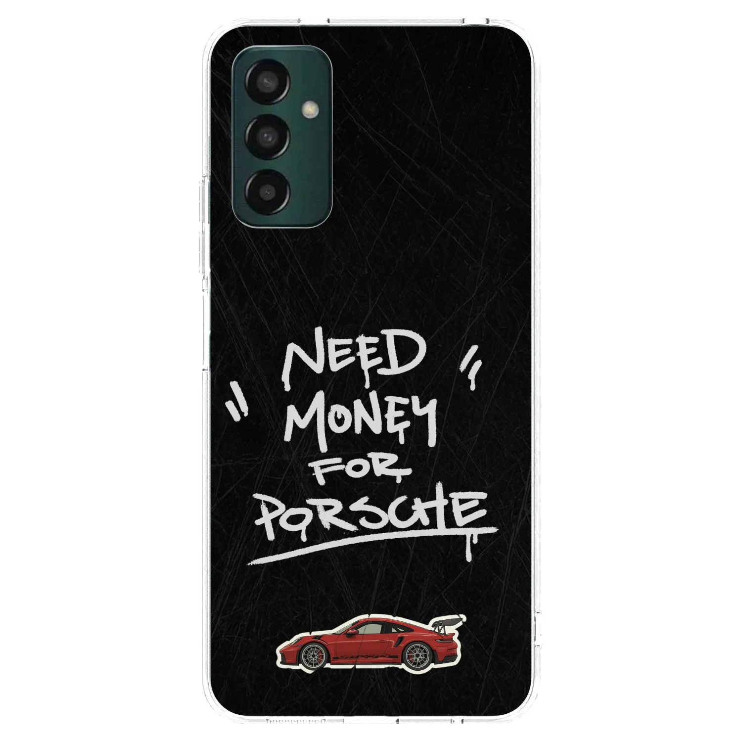 Picasee silikonowe przeźroczyste etui na Samsung Galaxy M23 5G - Dark Racer