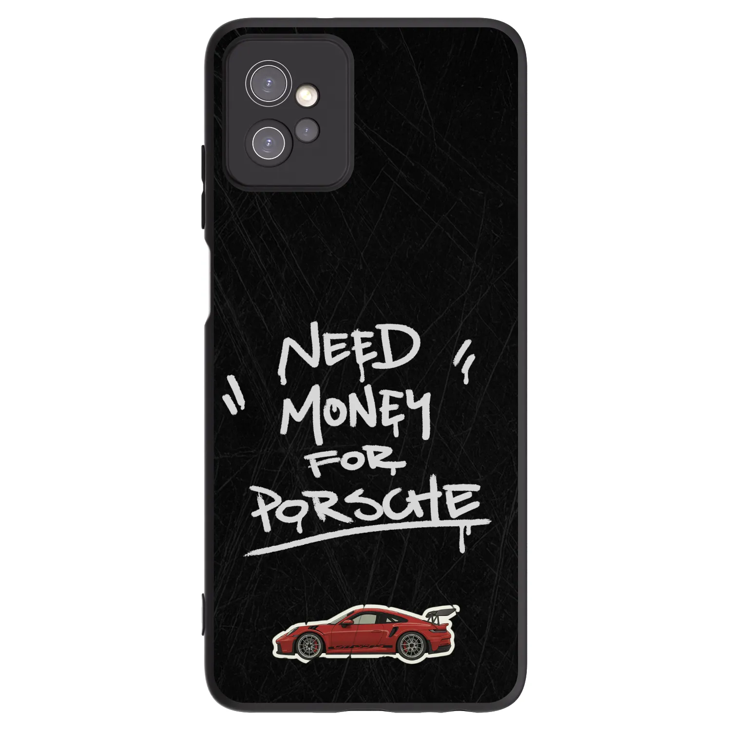 Picasee silikonowe czarne etui na Motorola Moto G32 - Dark Racer