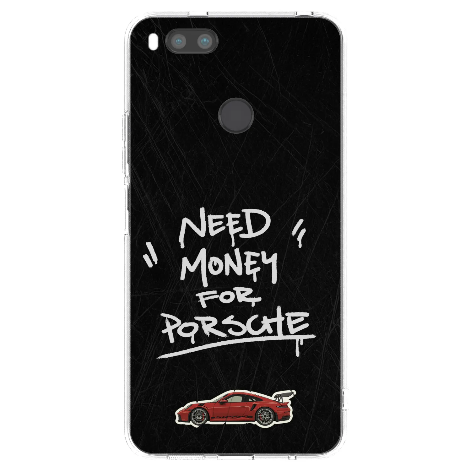 Picasee silikonowe przeźroczyste etui na Xiaomi Redmi A1 - Dark Racer