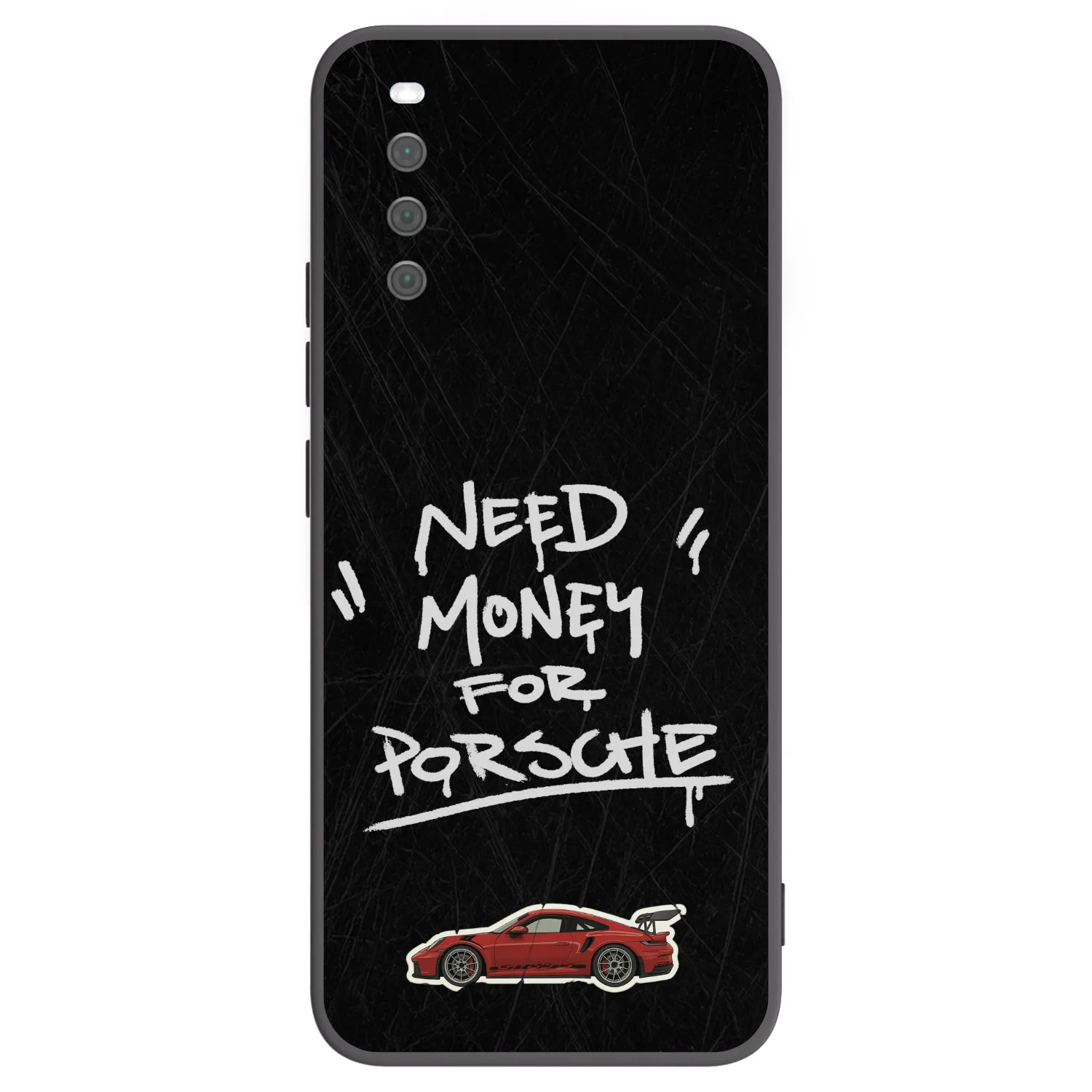 Picasee silikonowe czarne etui na Sony Xperia 10 III - Dark Racer
